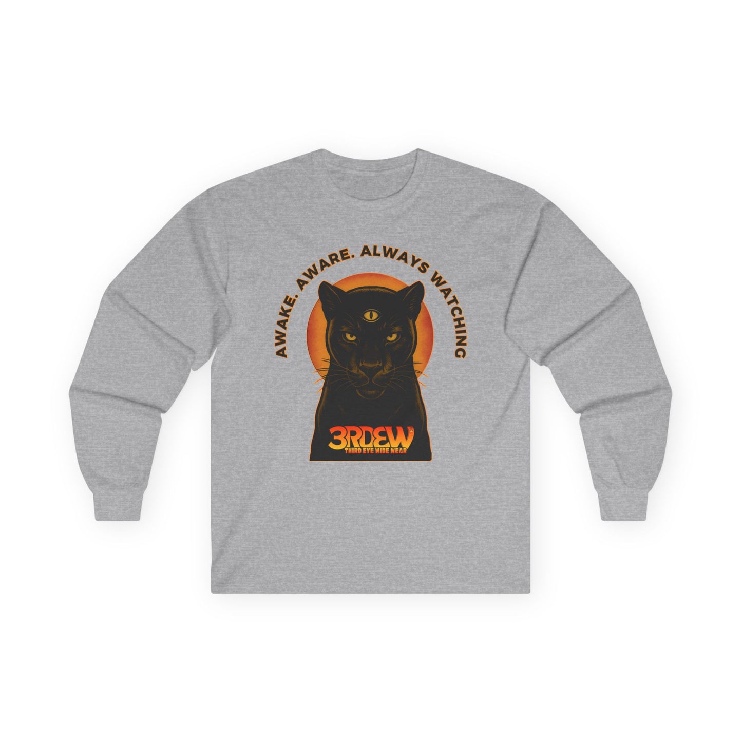 3RDEW² | Awake. Aware. Always Watching | Third Eye Wide Wear | Unisex Ultra Cotton Long Sleeve Tee