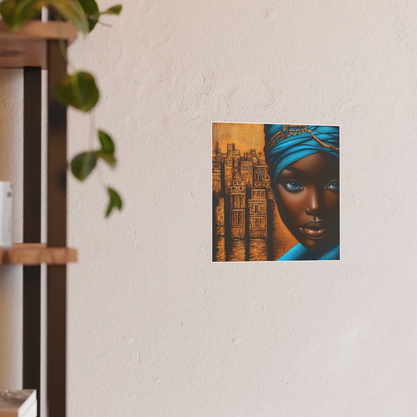 ThurmanatorX Art | Empress of Copper & Cobalt | Aphrochrysalis | Satin Wall Art Print