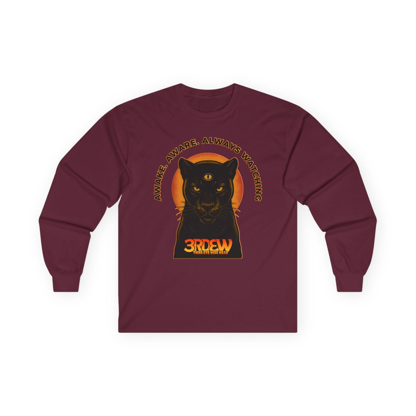 3RDEW² | Awake. Aware. Always Watching | Third Eye Wide Wear | Unisex Ultra Cotton Long Sleeve Tee