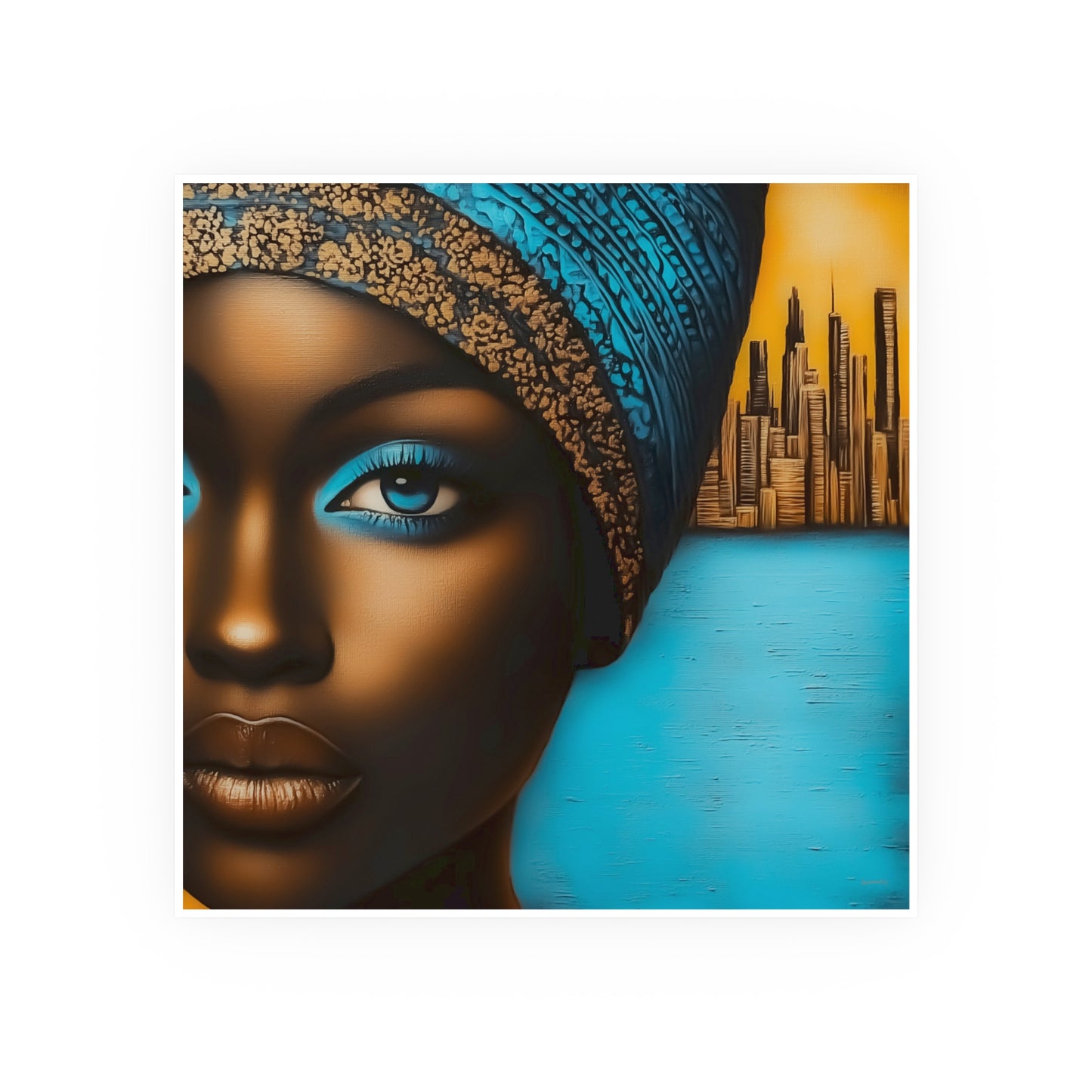 ThurmanatorX Art | Skywatcher Amara | Aphrochrysalis | Satin Wall Art Print