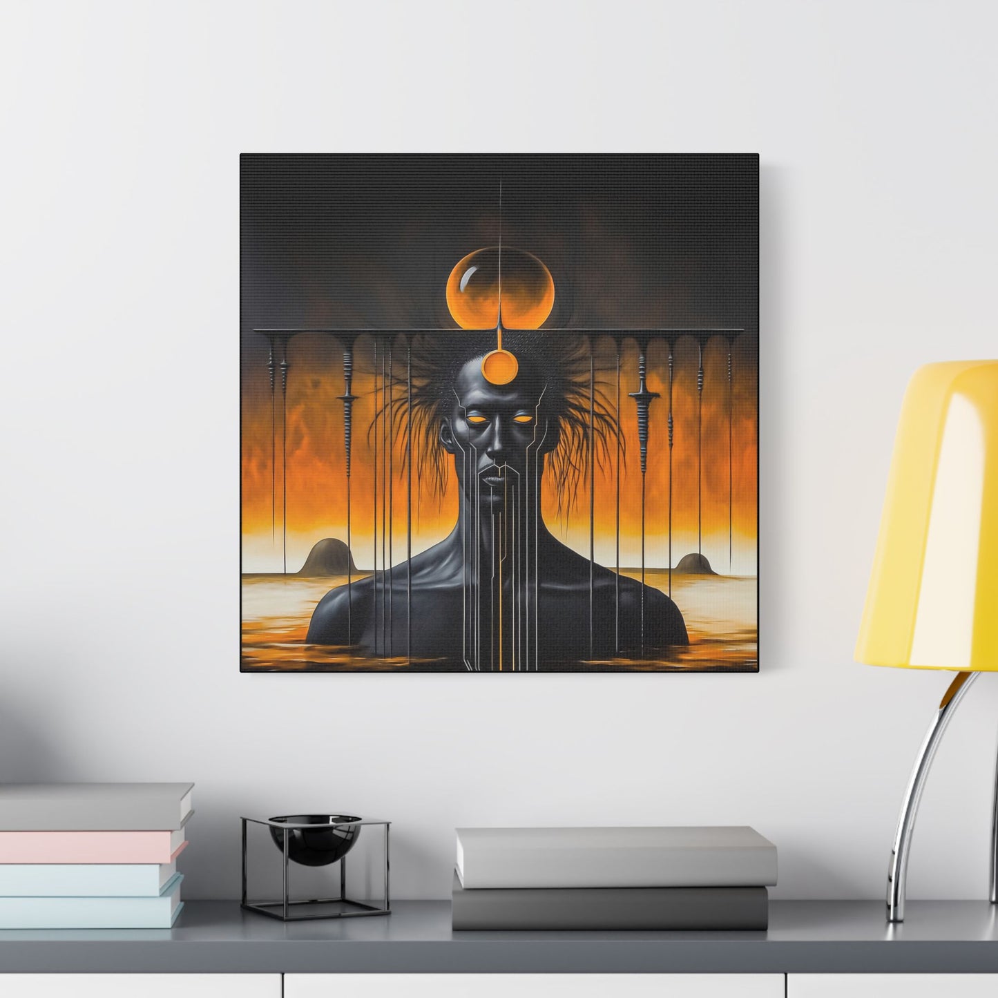 ThurmanatorX Art | Glyphborn | AphrodisiDark | Satin Canvas Art Print