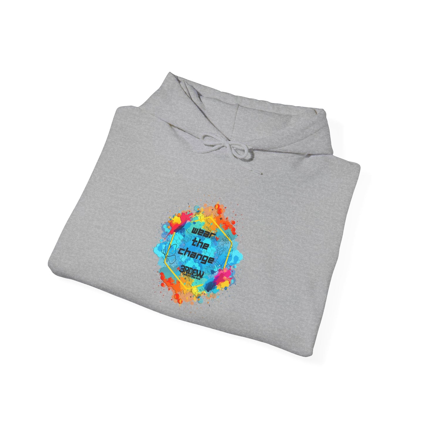 3RDEW² | Wear the Change | Third Eye Wide Wear | Unisex Heavy Blend™ Hoodie