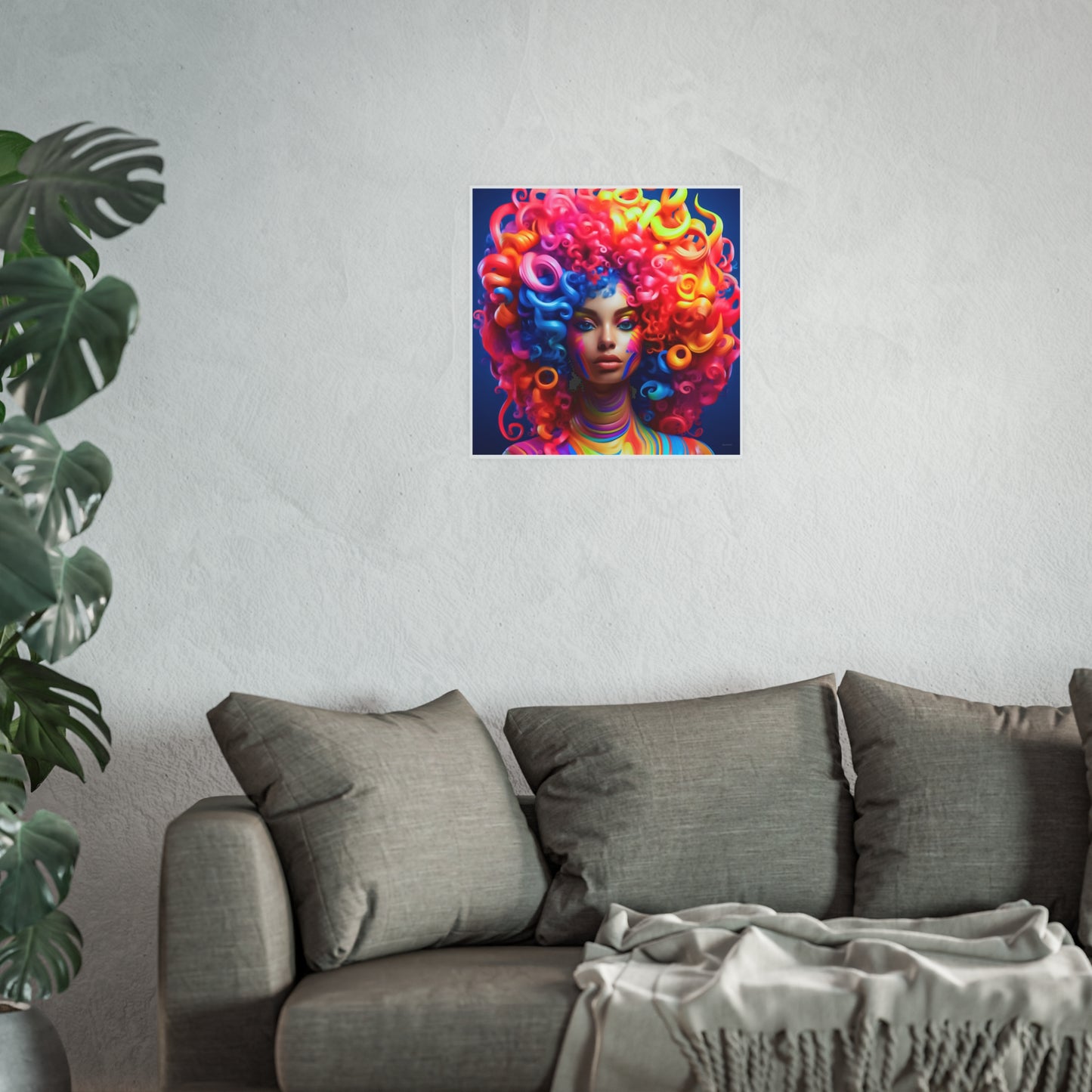 ThurmanatorX Art | PetalFury Oracle | Aphrochrysalis | Satin Wall Art Print