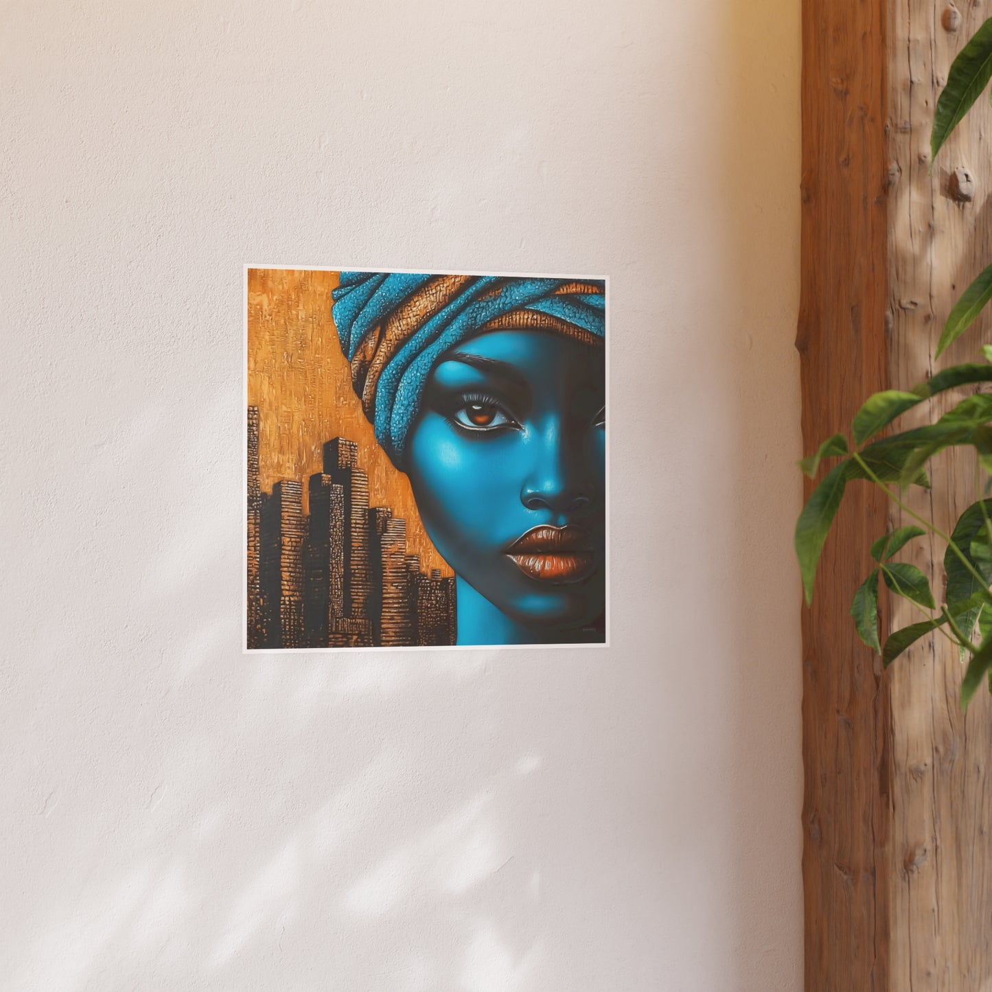 ThurmanatorX Art | Turban Queen 2099 | Aphrochrysalis | Satin Wall Art Print