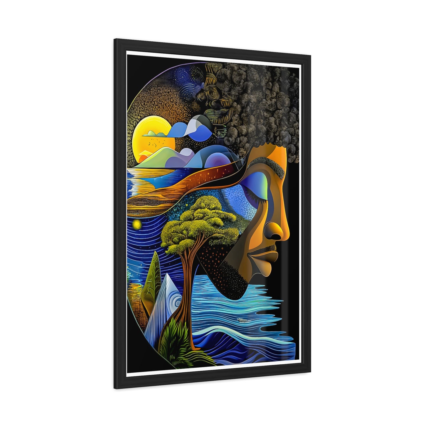 ThurmanatorX Art | Divinity in Silence | Aphrochrysalis | Framed Poster Print