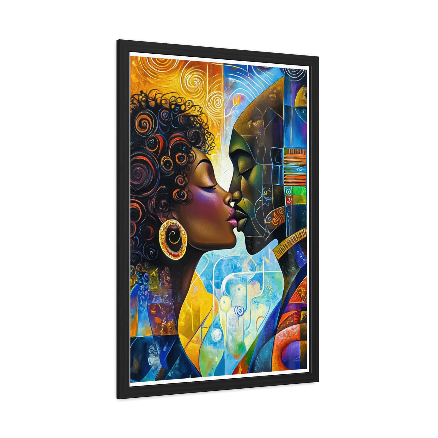 ThurmanatorX Art | Crystals of the City Sun | Aphrochrysalis | Framed Poster Print