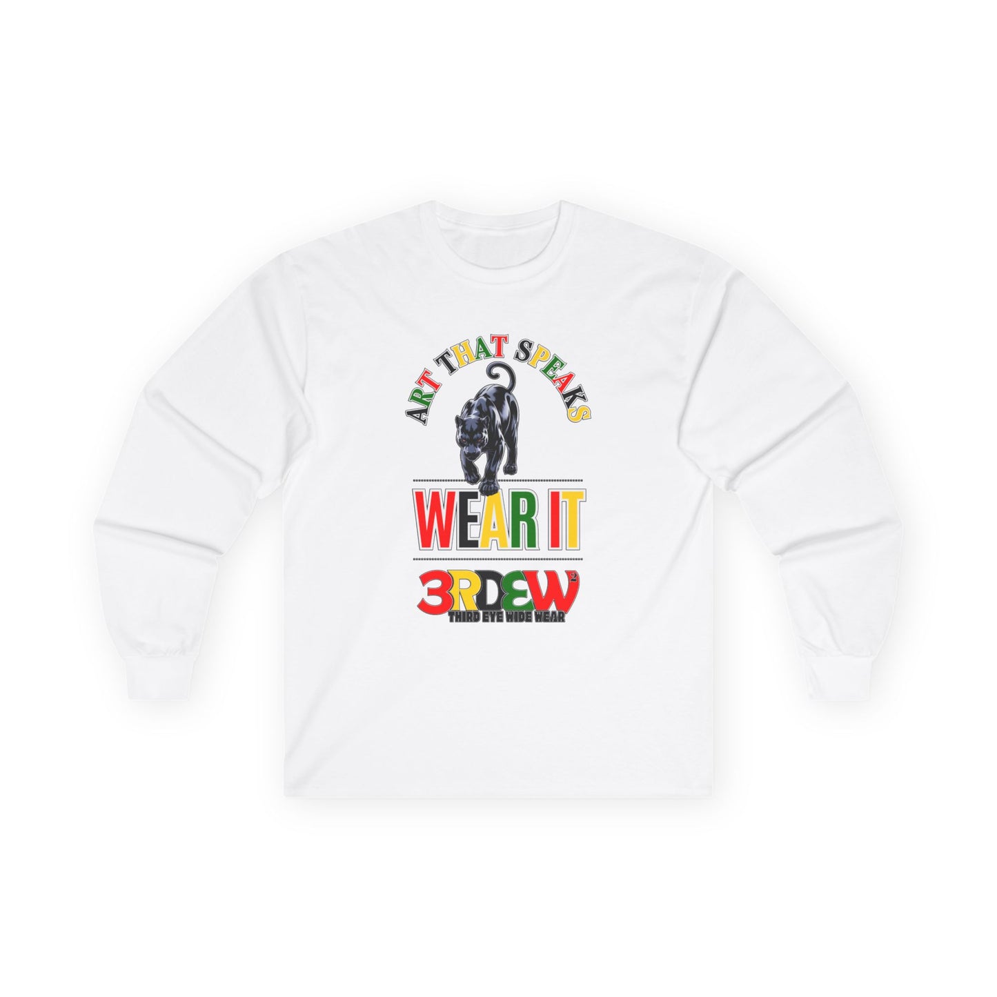 3RDEW² | Art That Speaks - Wear It | Third Eye Wide Wear | Unisex Ultra Cotton Long Sleeve Tee