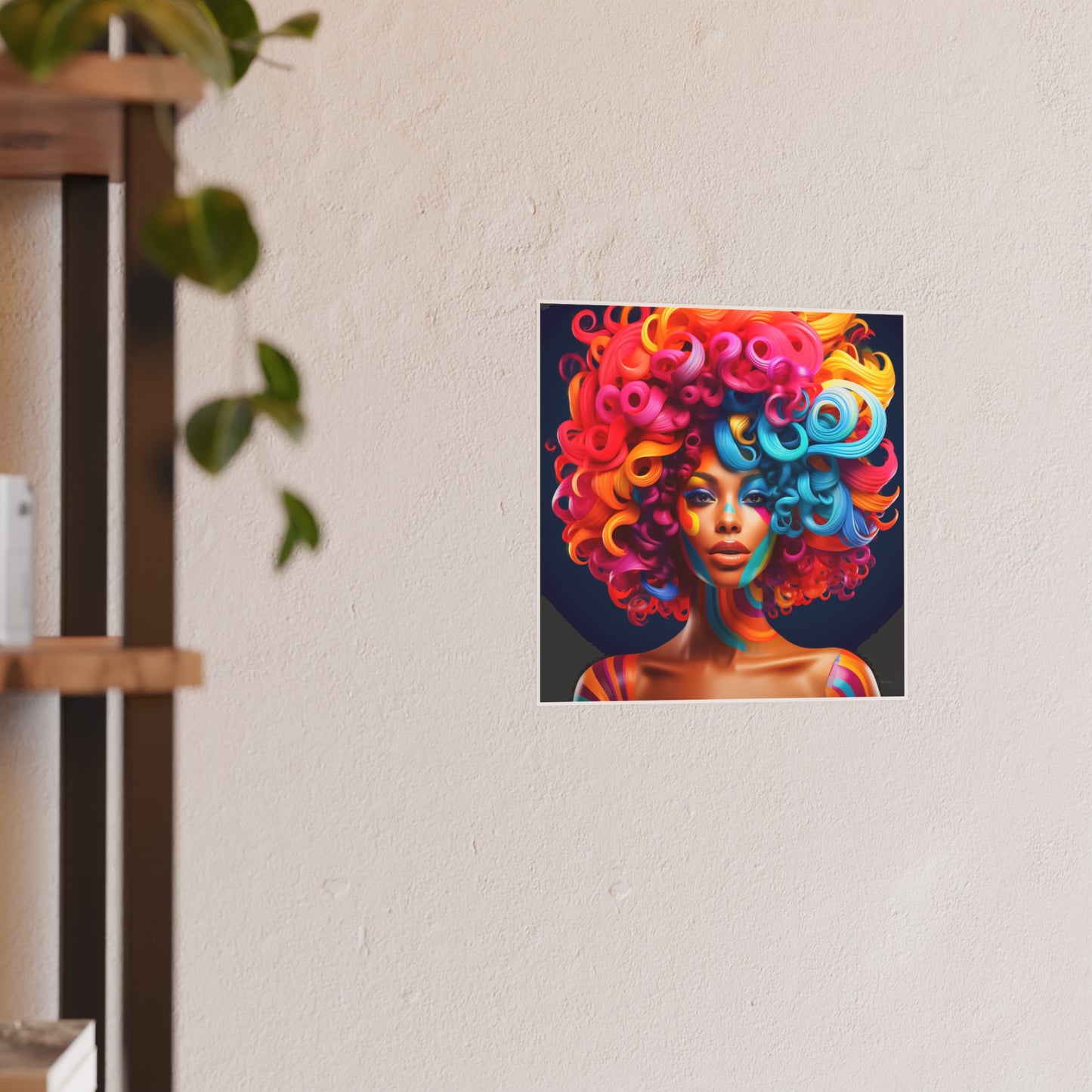 ThurmanatorX Art | Crown of Chromaflame | Aphrochrysalis | Satin Wall Art Print