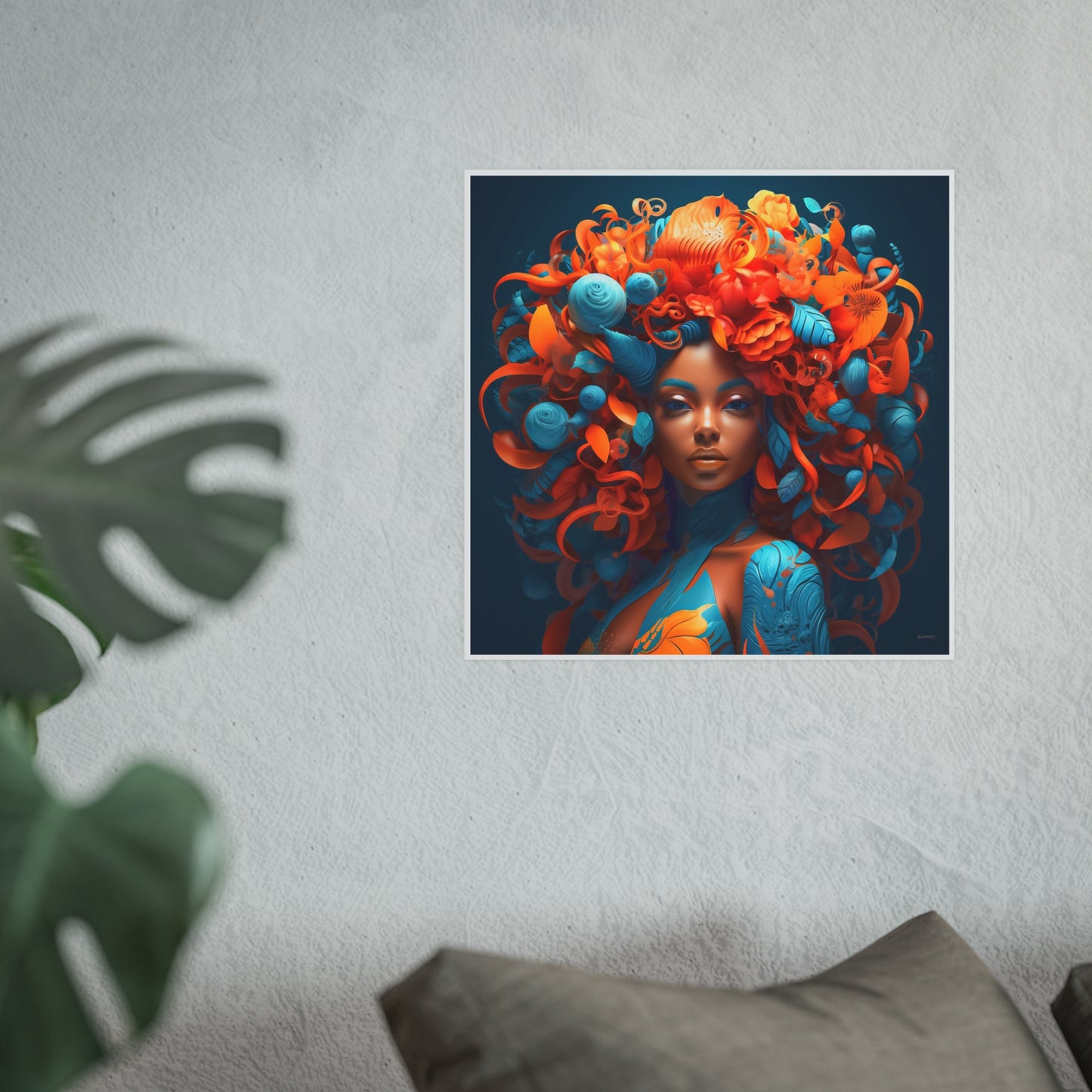 ThurmanatorX Art | Halo of Bloom | Aphrochrysalis | Satin Wall Art Print