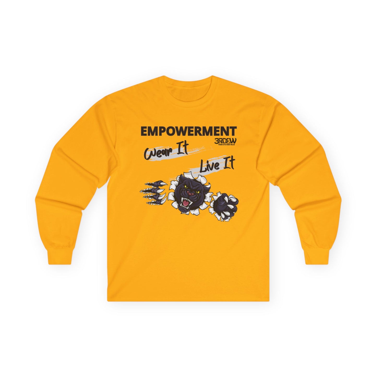 3RDEW² | Empowerment - Wear It - Live It | Third Eye Wide Wear | Unisex Ultra Cotton Long Sleeve Tee
