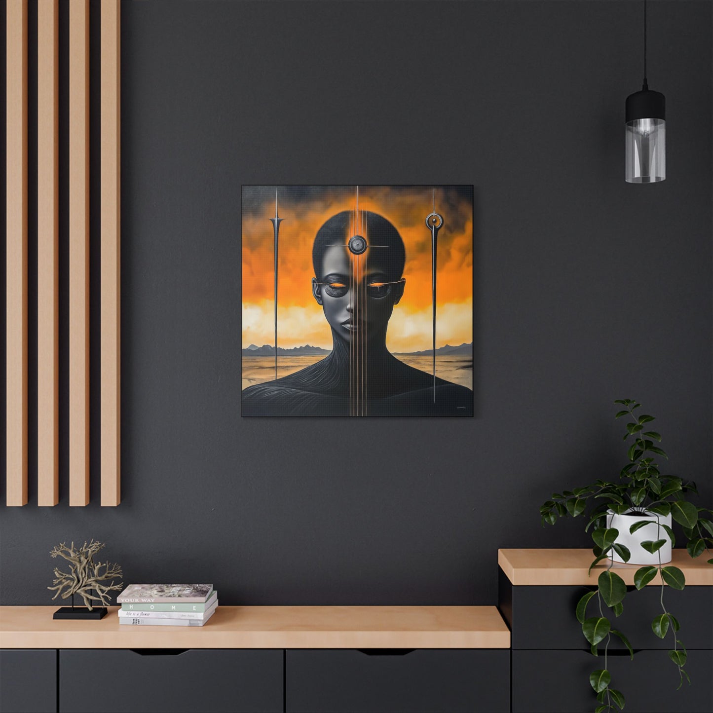 ThurmanatorX Art | Vanta Whisper | AphrodisiDark | Satin Canvas Art Print