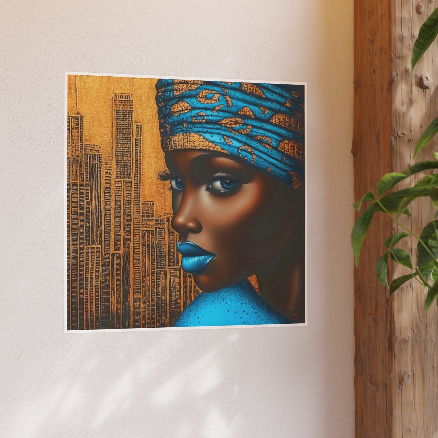 ThurmanatorX Art | Zariah, Eyes of the Metropolis | Aphrochrysalis | Satin Wall Art Print