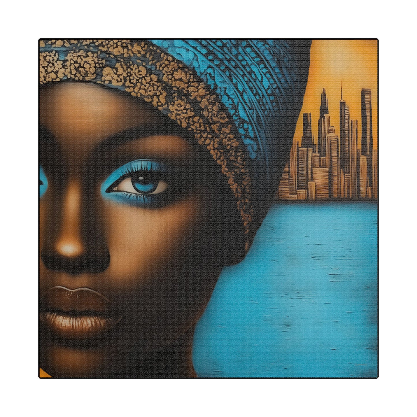 ThurmanatorX Art | Skywatcher Amara | Aphrochrysalis | Satin Canvas Art Print