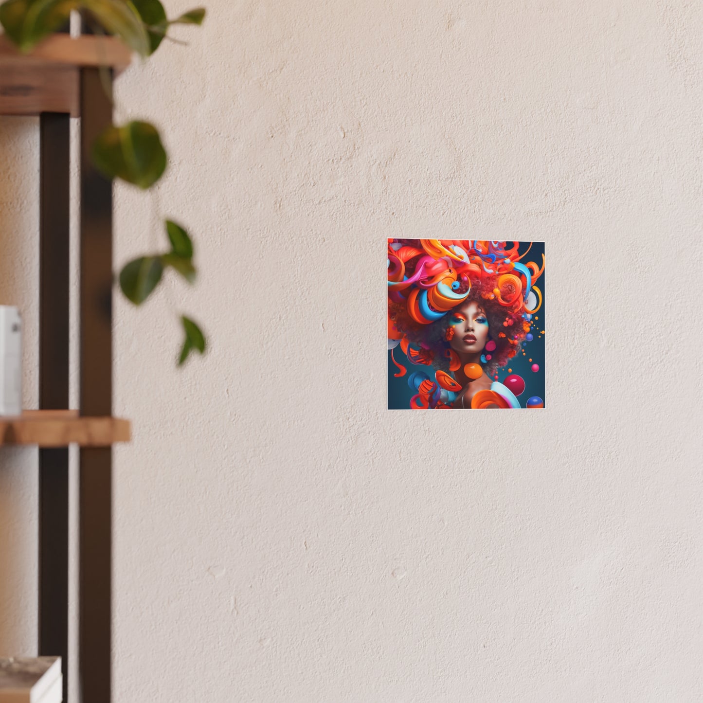 ThurmanatorX Art | Bloomdream Muse | Aphrochrysalis | Satin Wall Art Print