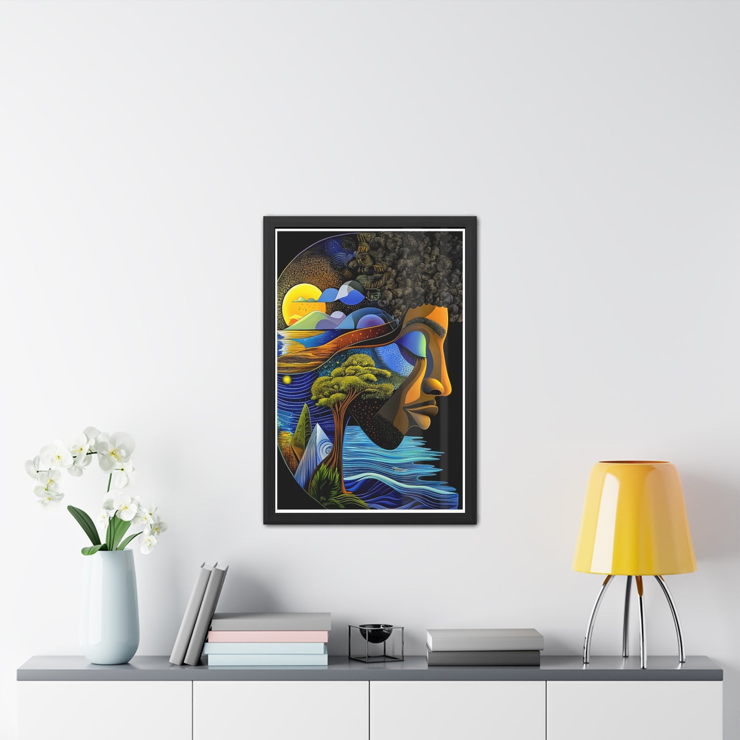 ThurmanatorX Art | Divinity in Silence | Aphrochrysalis | Framed Poster Print