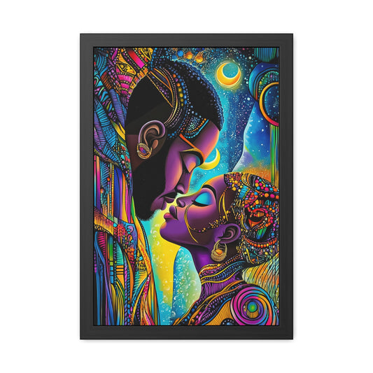 ThurmanatorX Art | Celestia & the Devoted | Aphrochrysalis | Framed Poster Print