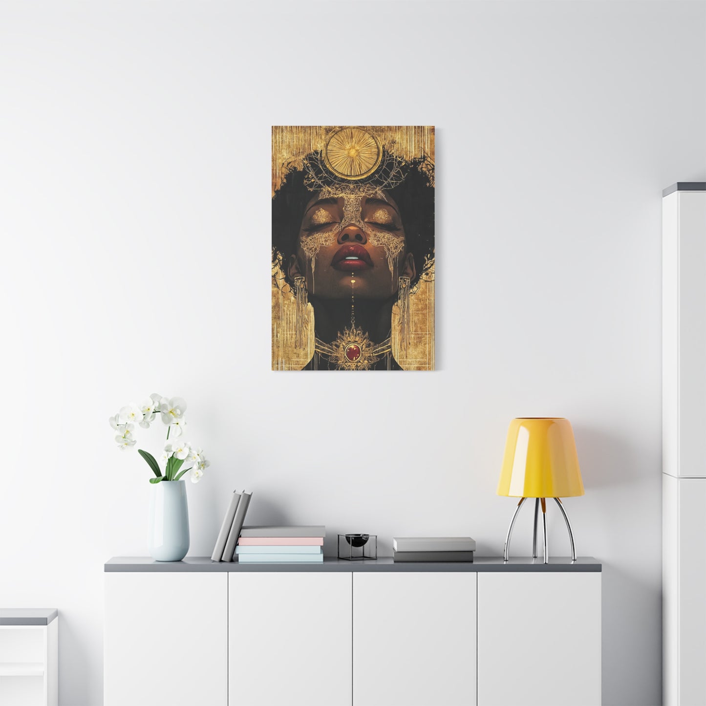 ThurmanatorX Art | Golden Abyss | Aphrodisiart | Matte Canvas Print
