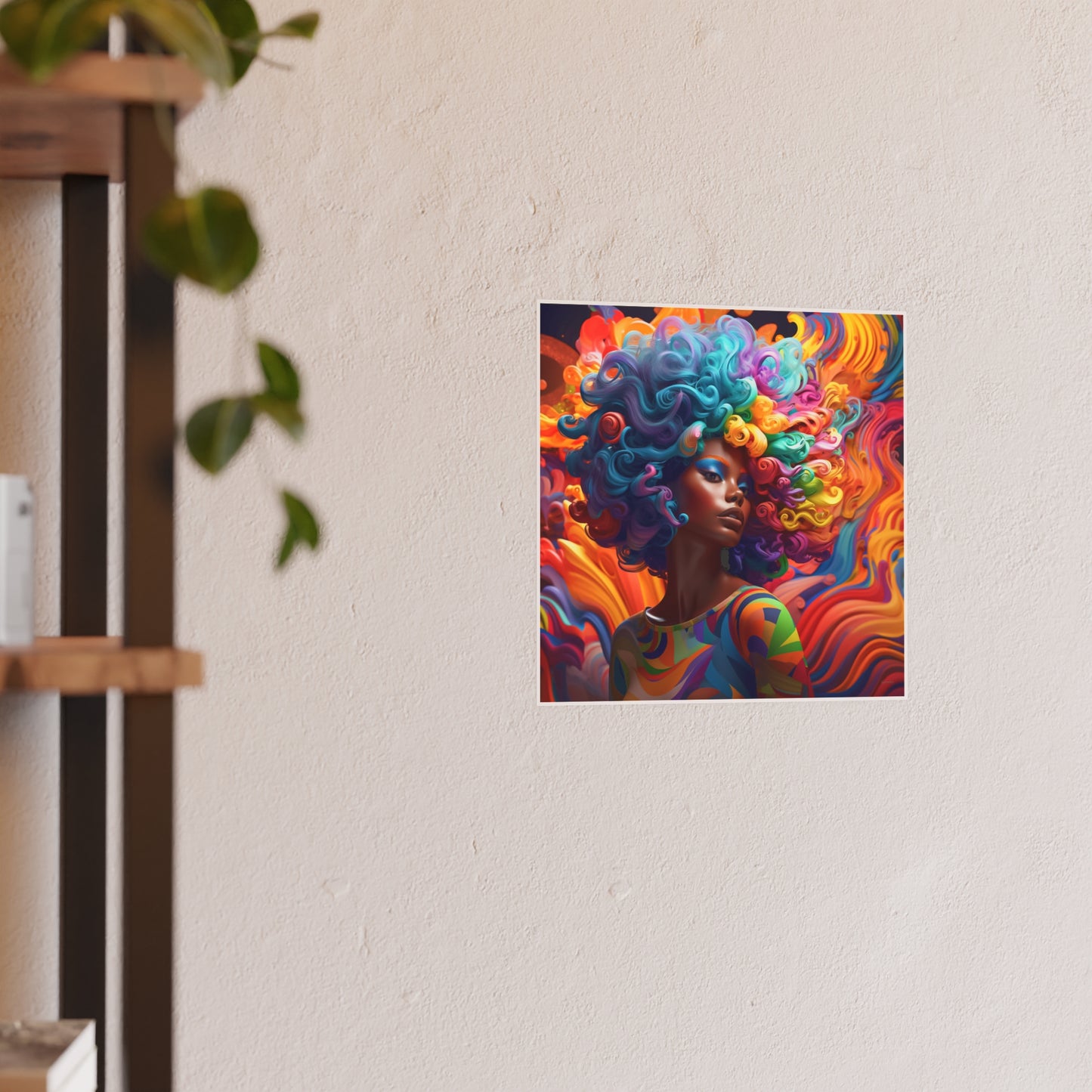ThurmanatorX Art | Electric Moxie | Aphrochrysalis | Satin Wall Art Print