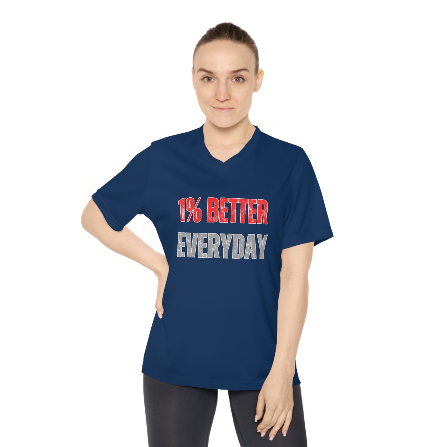 ThurmanatorX Art | 1% Better Everyday | Aphrodisiart | Performance V-Neck Tee