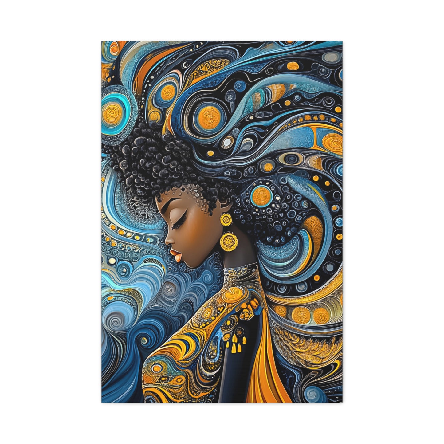 ThurmanatorX Art | The Alchemy of Her Thought | Aphrochrysalis | Matte Canvas, Stretched, 1.25"