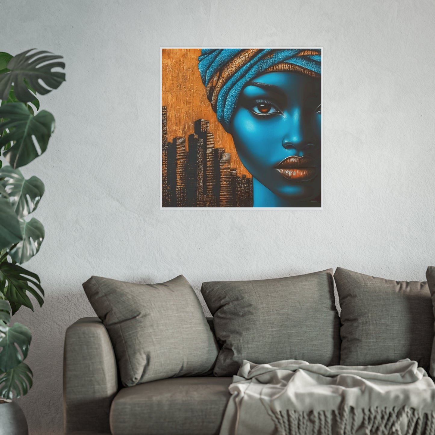 ThurmanatorX Art | Turban Queen 2099 | Aphrochrysalis | Satin Wall Art Print