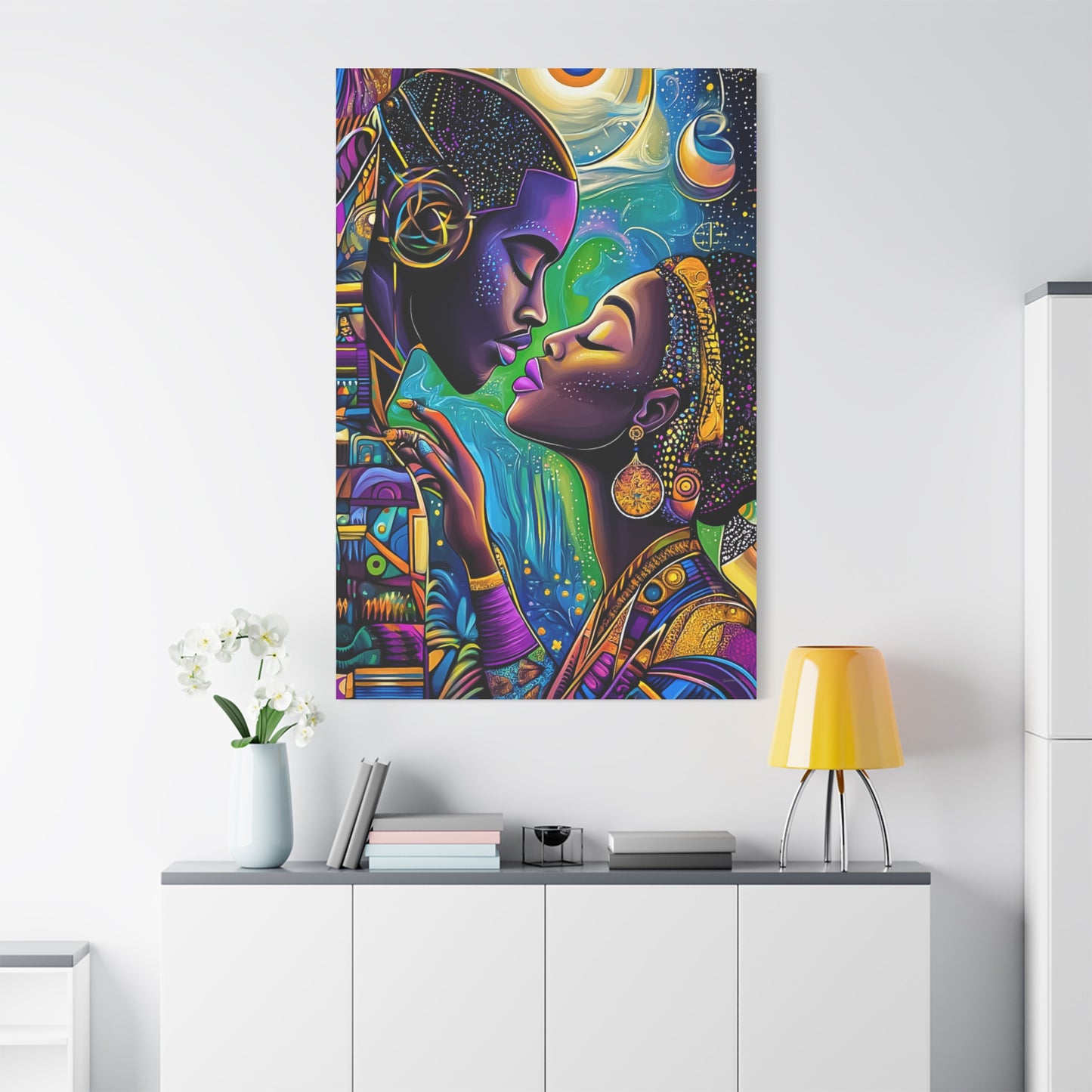 ThurmanatorX Art | Moonlight Mindscape | Aphrochrysalis | Matte Canvas, Stretched, 1.25"