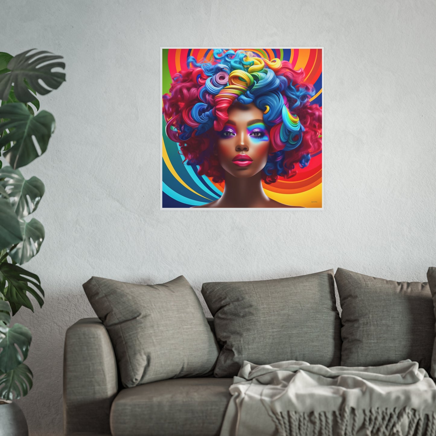 ThurmanatorX Art | Lush Prism Heir | Aphrochrysalis | Satin Wall Art Print