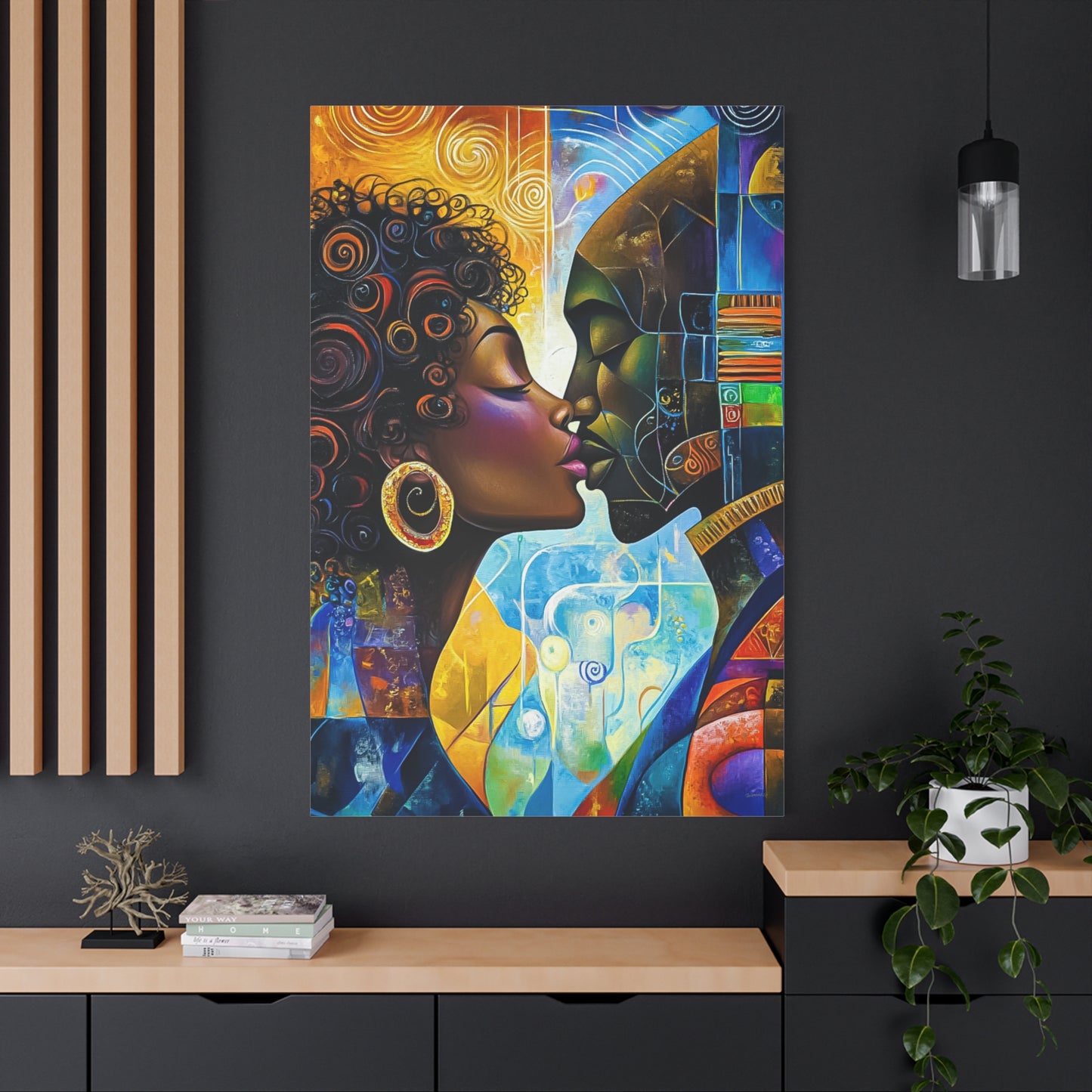 ThurmanatorX Art | Crystals of the City Sun | Aphrochrysalis | Matte Canvas, Stretched, 1.25"