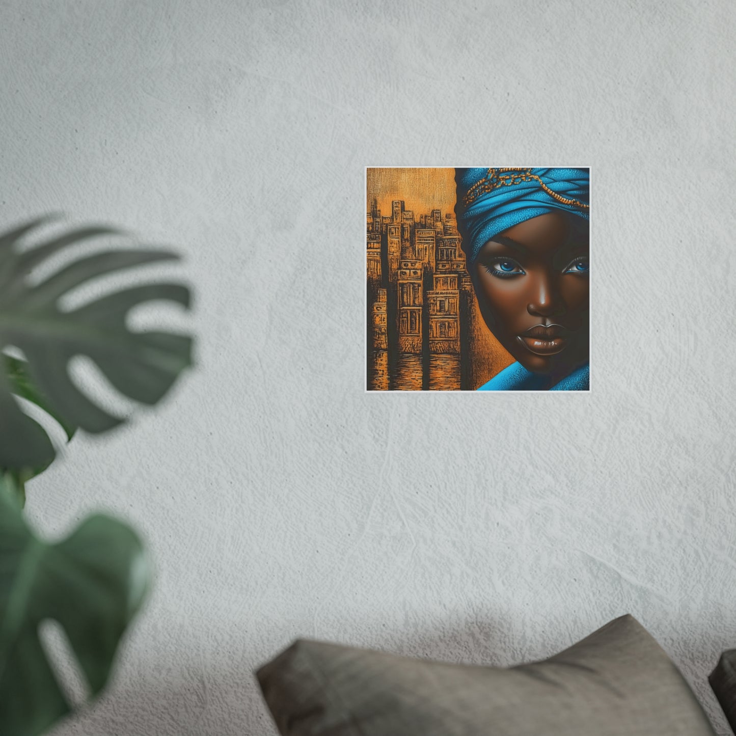 ThurmanatorX Art | Empress of Copper & Cobalt | Aphrochrysalis | Satin Wall Art Print