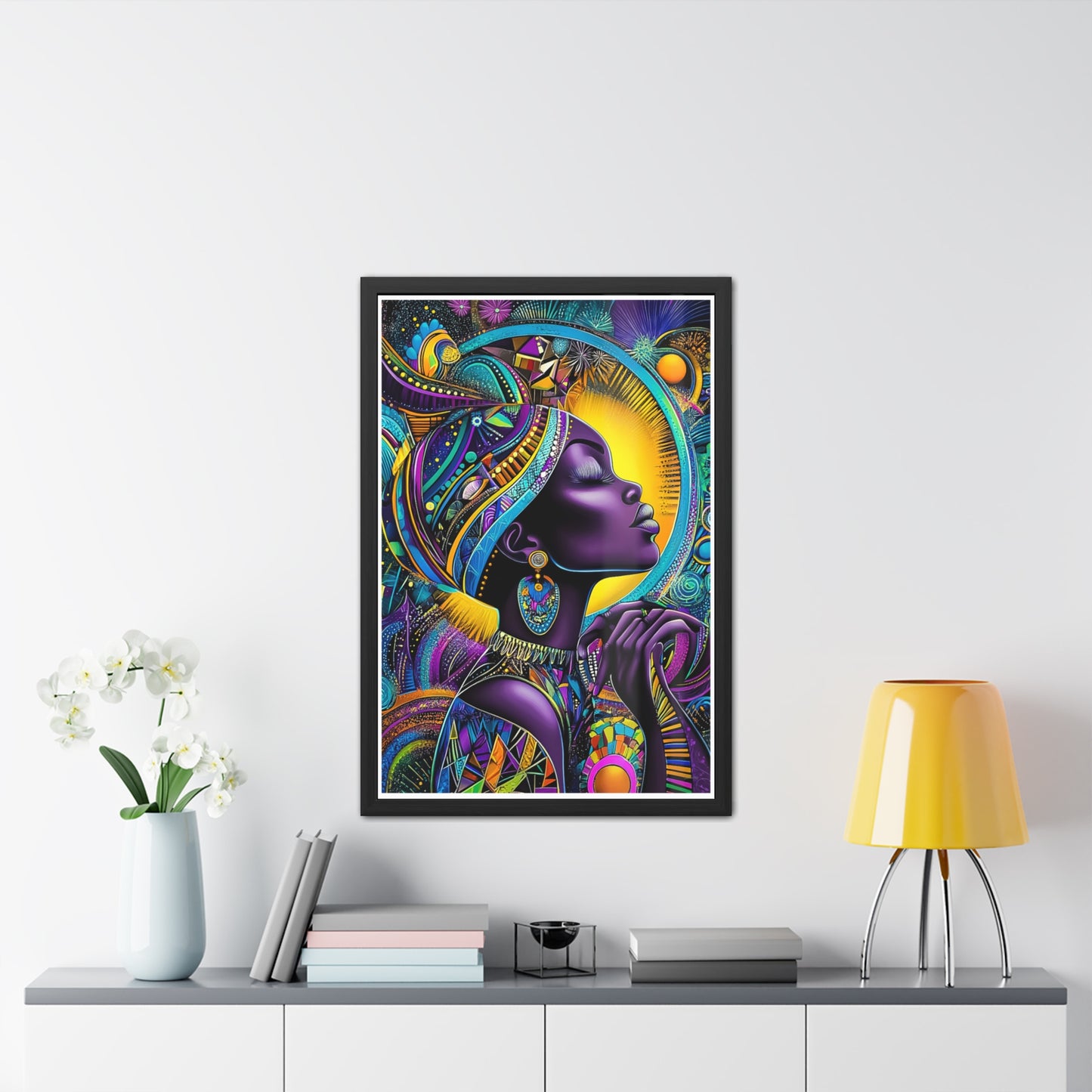 ThurmanatorX Art | Thoughts in Orbit | Aphrochrysalis | Framed Poster Print
