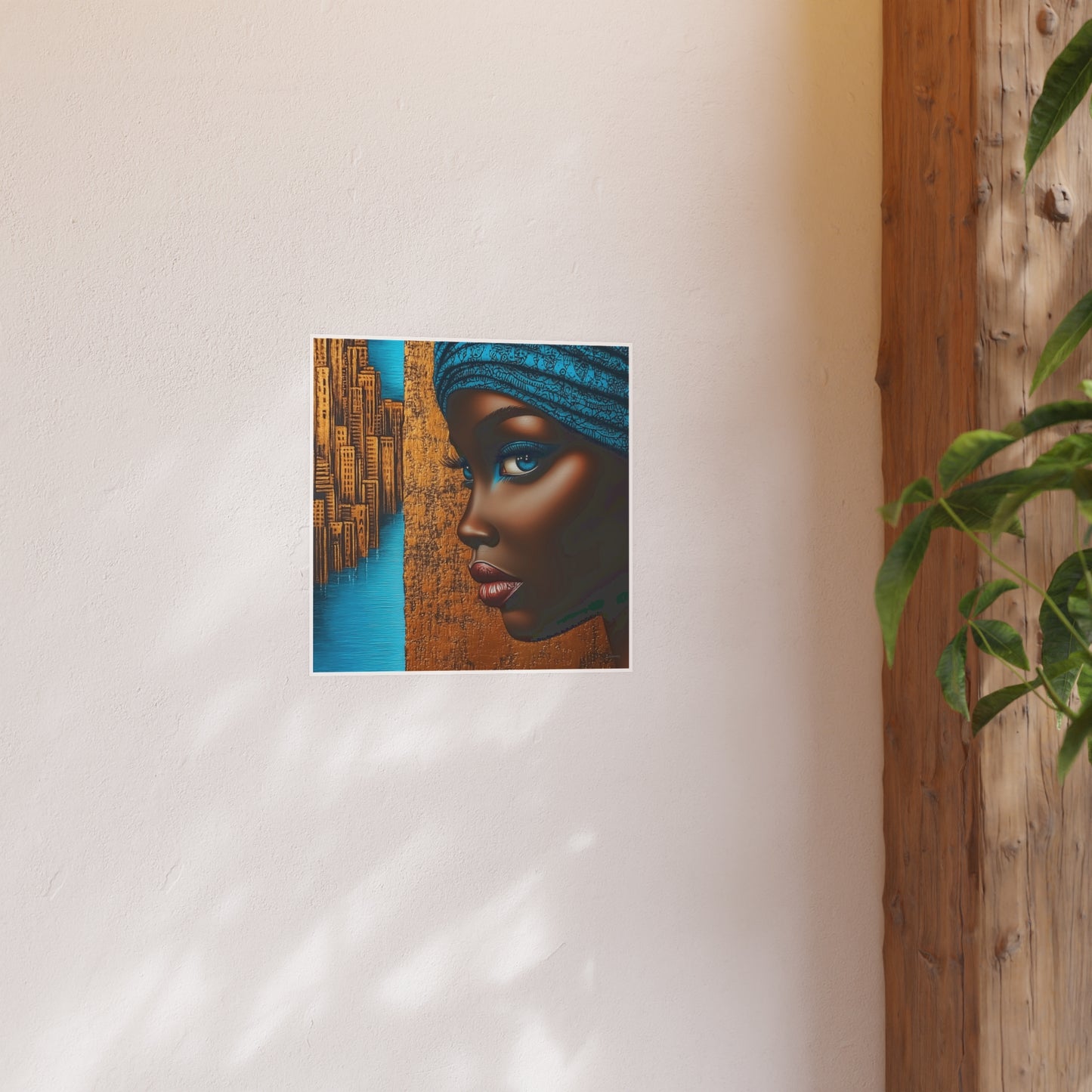 ThurmanatorX Art | Essence of Blue Reverie | Aphrochrysalis | Satin Wall Art Print
