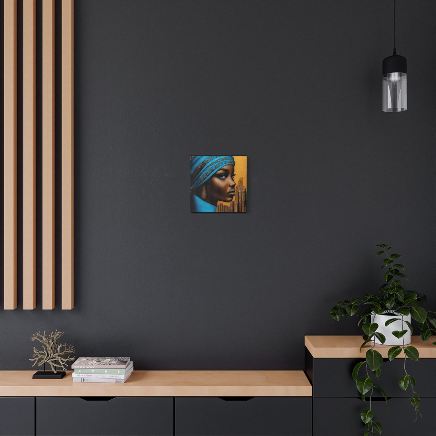 ThurmanatorX Art | Nyla, Guardian of the Highrise | Aphrochrysalis | Satin Canvas Art Print