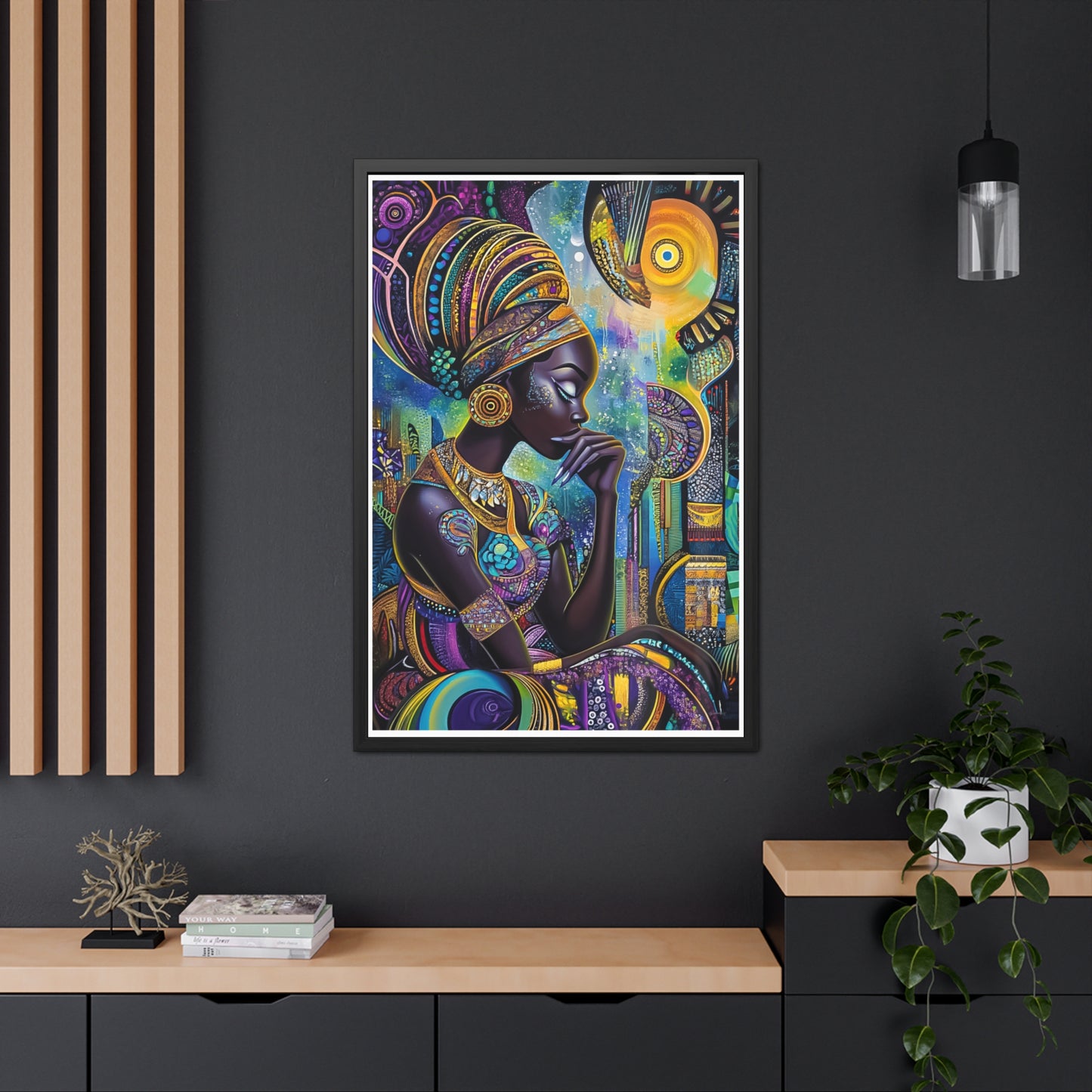 ThurmanatorX Art | Celestia & the Devoted | Aphrochrysalis | Framed Poster Print