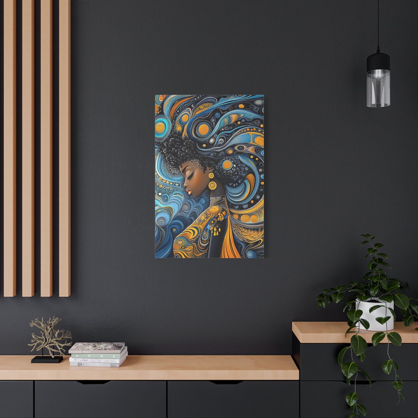 ThurmanatorX Art | The Alchemy of Her Thought | Aphrochrysalis | Matte Canvas, Stretched, 1.25"
