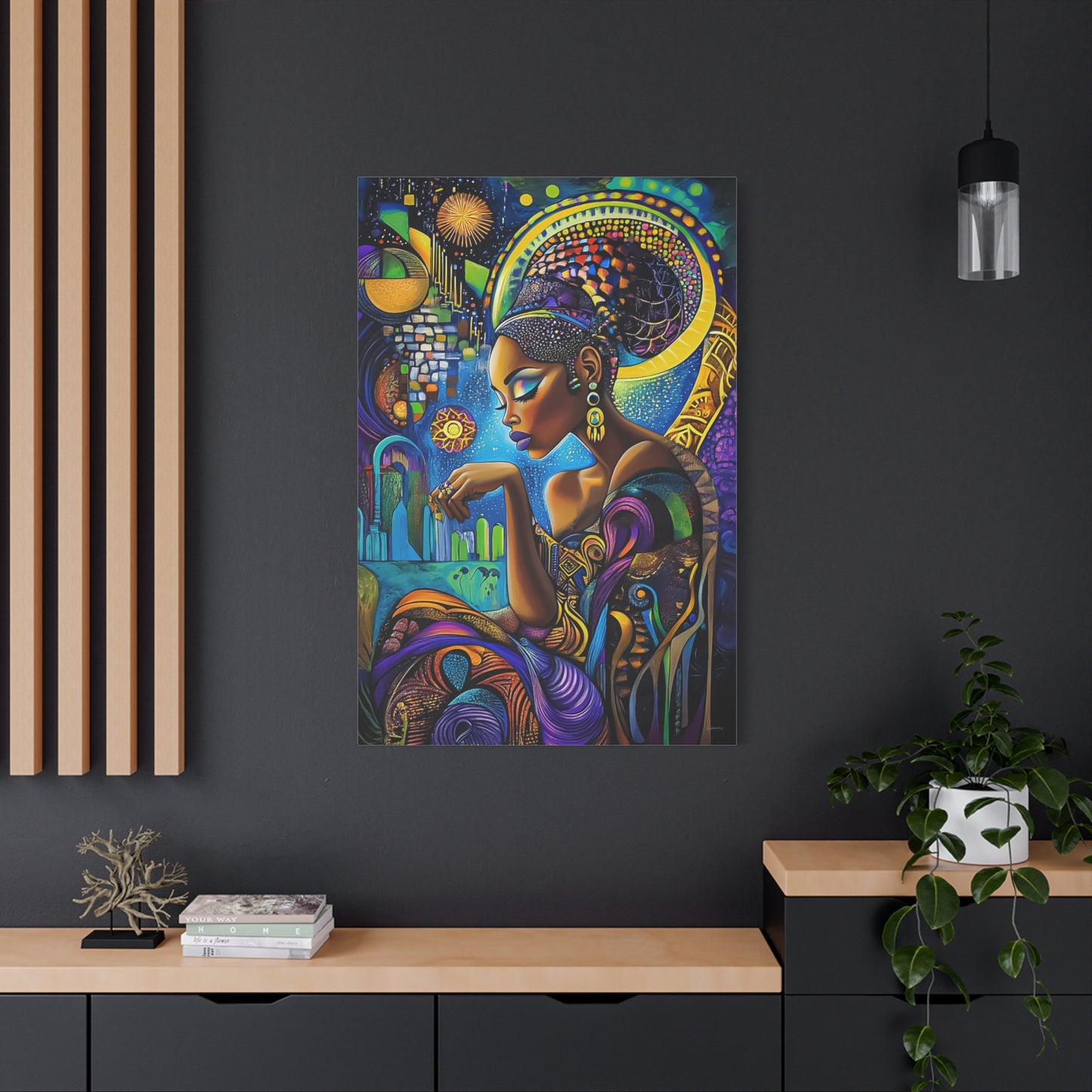 ThurmanatorX Art | Solar Bloom | Aphrochrysalis | Matte Canvas, Stretched, 1.25"