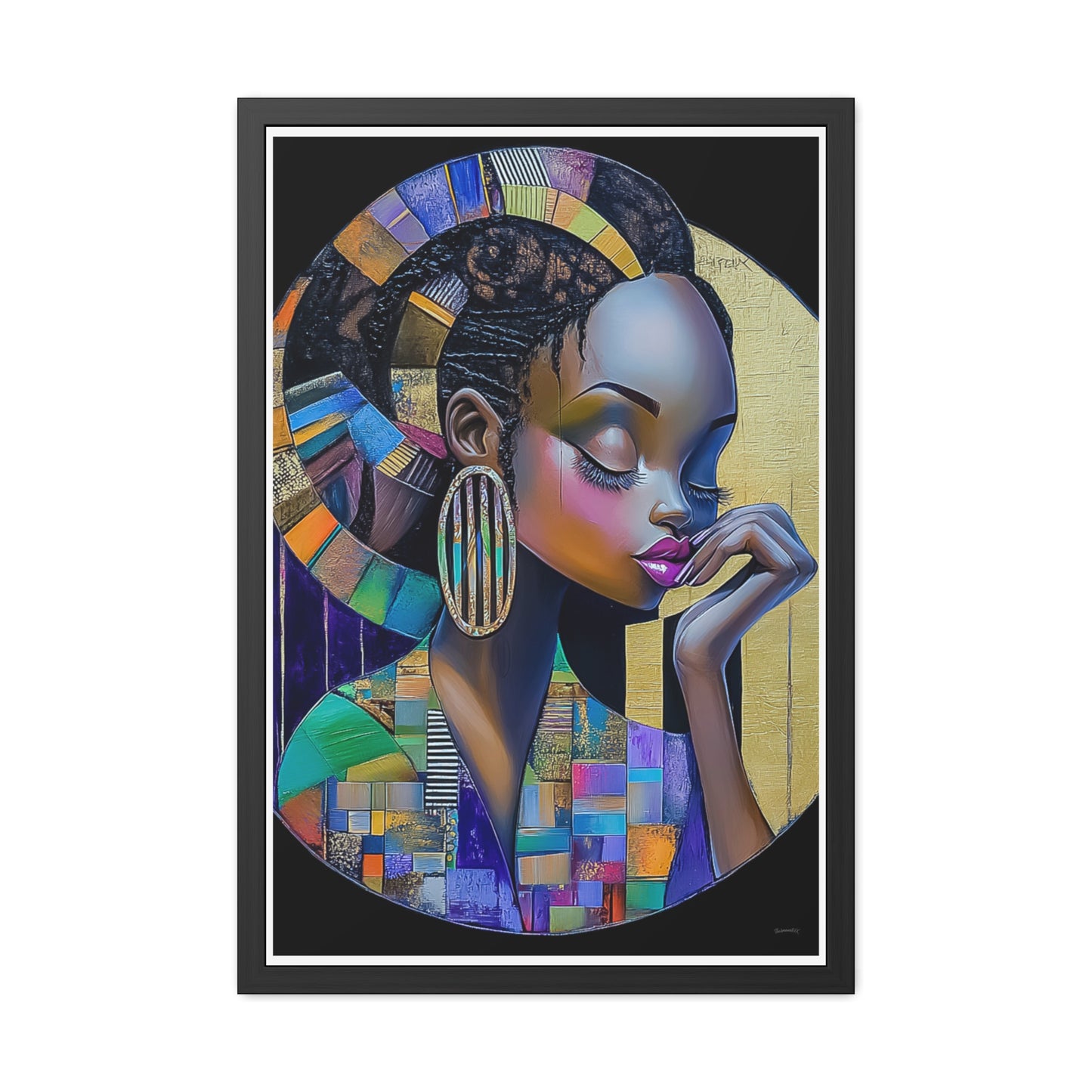 ThurmanatorX Art | Spirit Bloom | Aphrochrysalis | Framed Poster Print