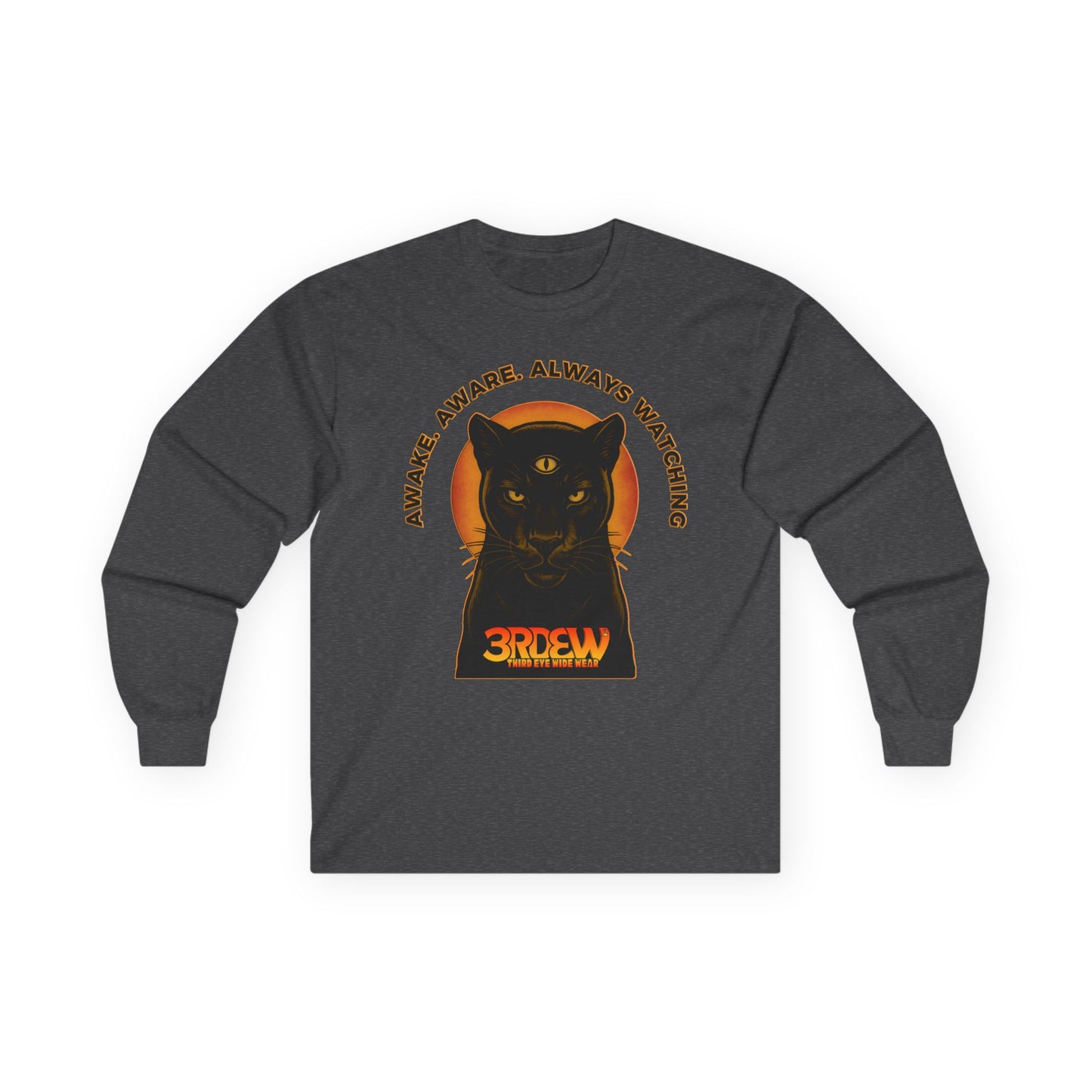 3RDEW² | Awake. Aware. Always Watching | Third Eye Wide Wear | Unisex Ultra Cotton Long Sleeve Tee