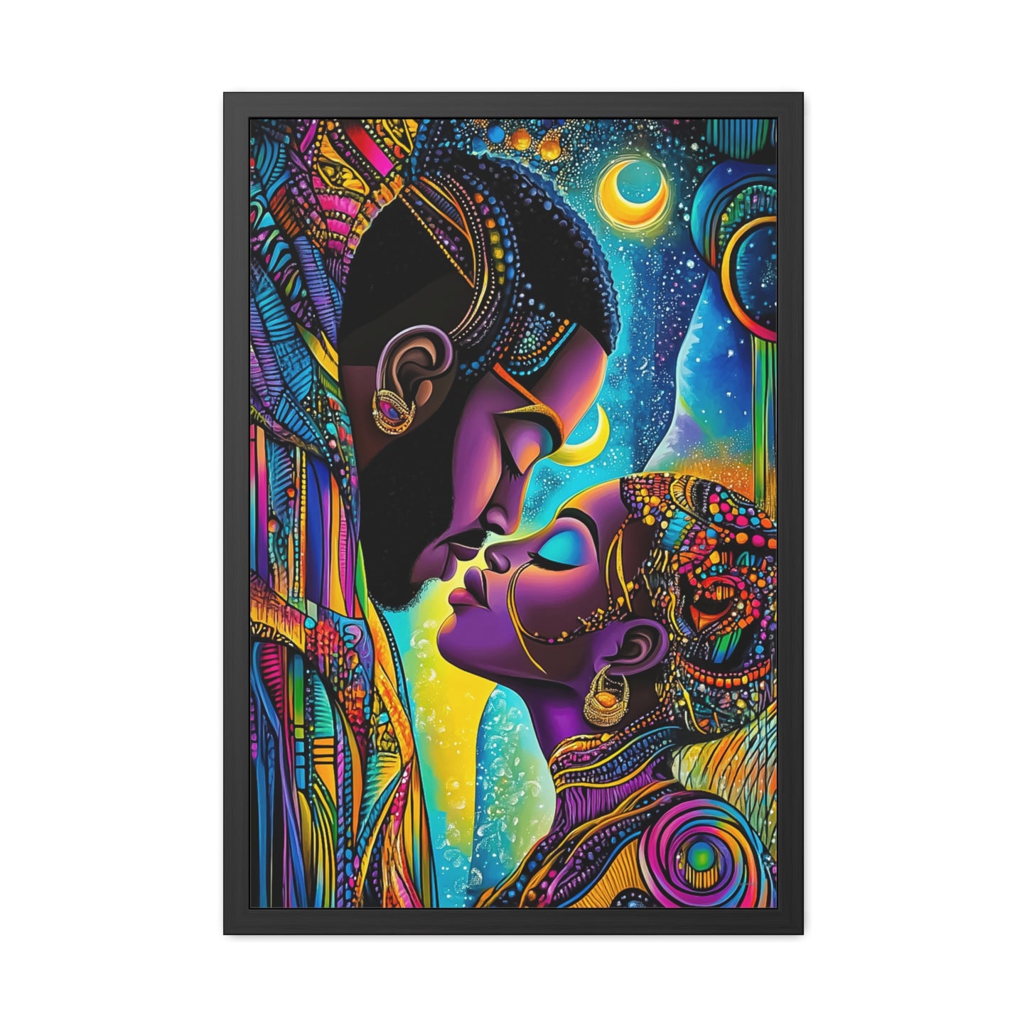 ThurmanatorX Art | Celestia & the Devoted | Aphrochrysalis | Framed Poster Print