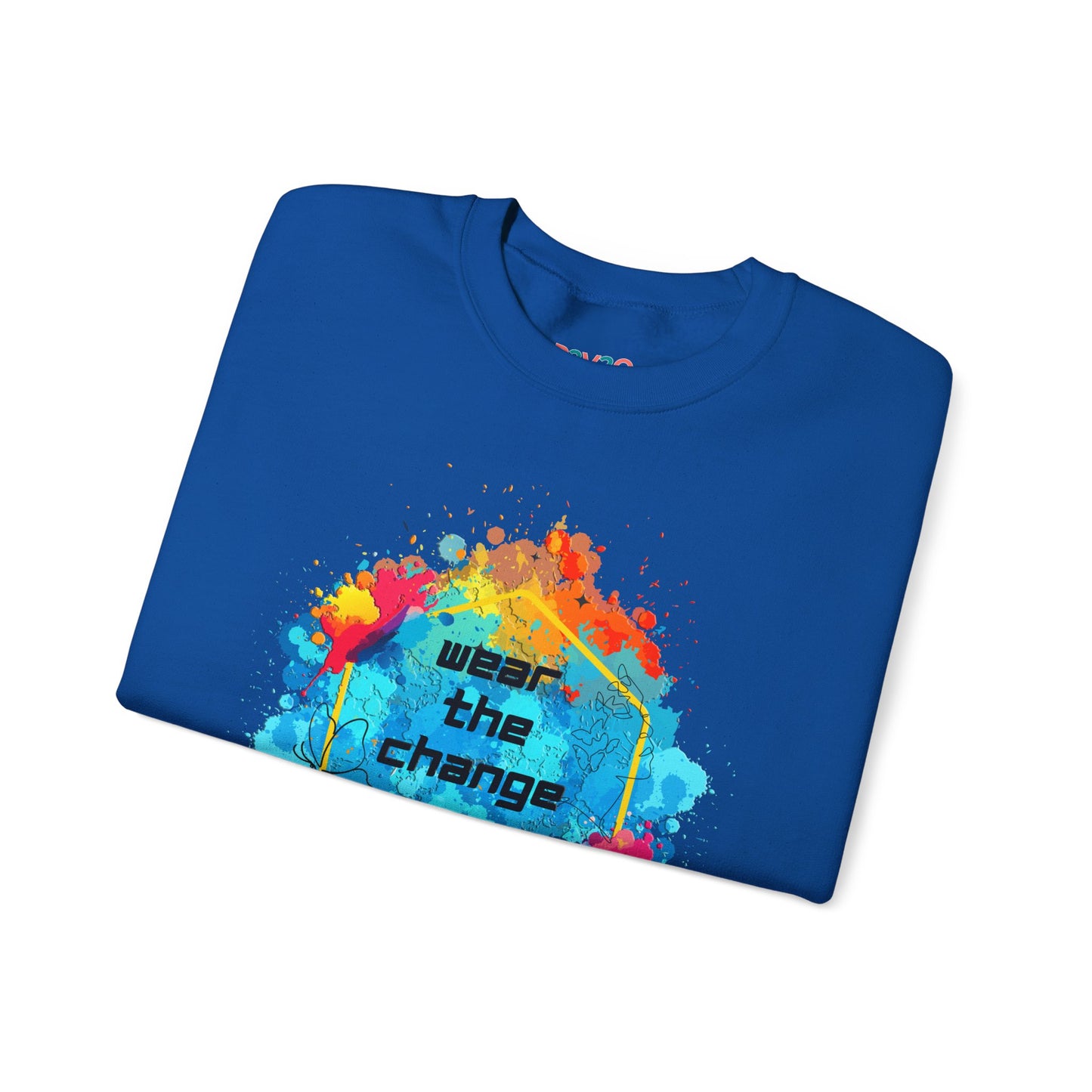 3RDEW² | Wear the Change | Third Eye Wide Wear | Unisex Heavy Blend Crewneck Sweatshirt
