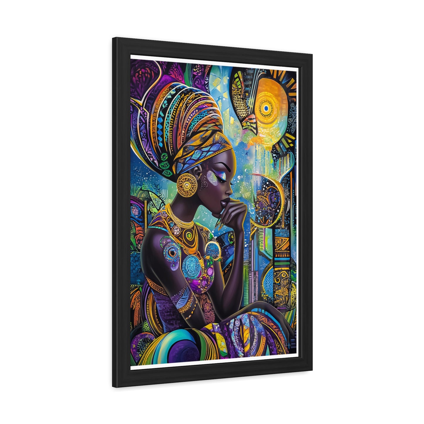 ThurmanatorX Art | When Suns Kiss Moons | Aphrochrysalis | Framed Poster Print