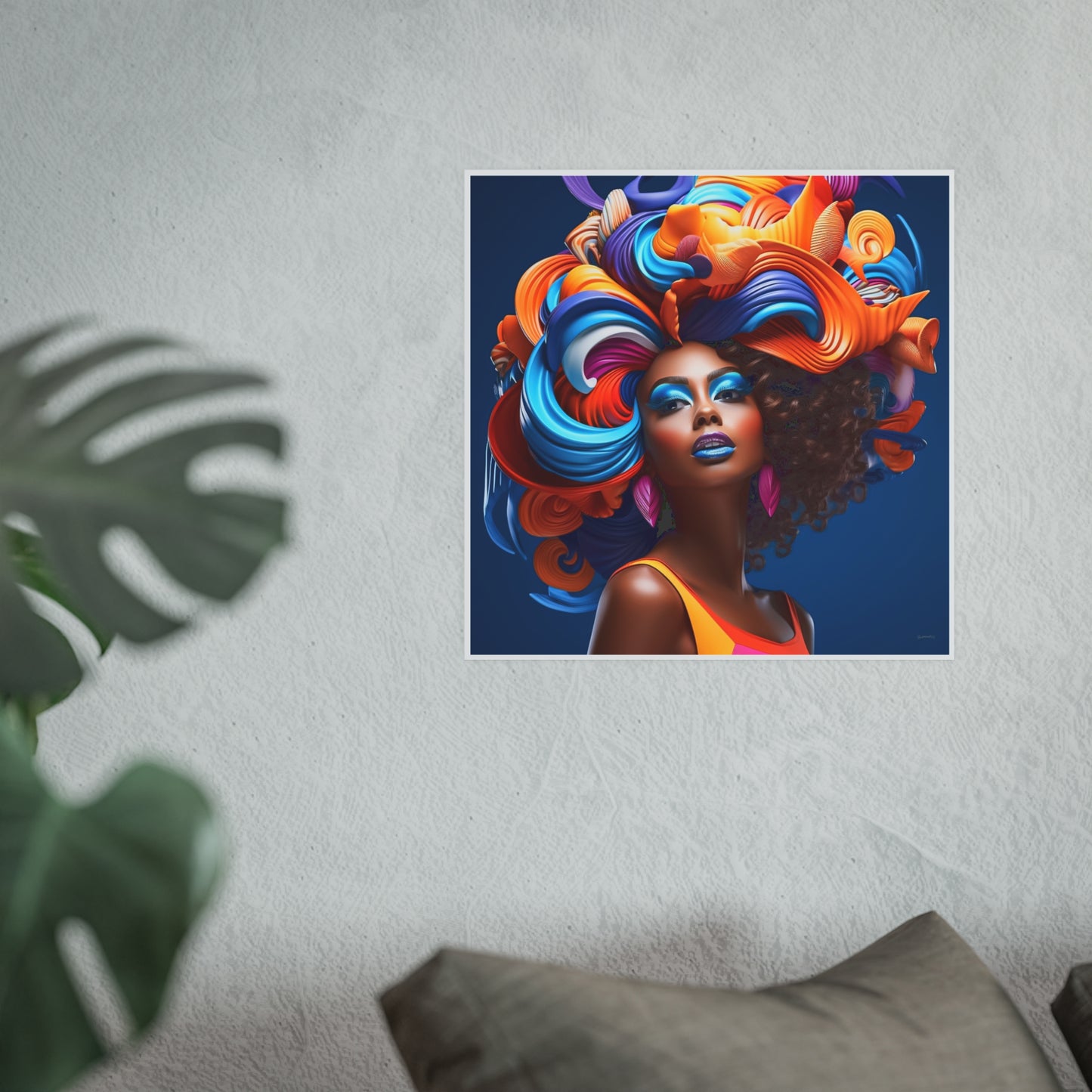 ThurmanatorX Art | Aura Bloom Manifest | Aphrochrysalis | Satin Wall Art Print
