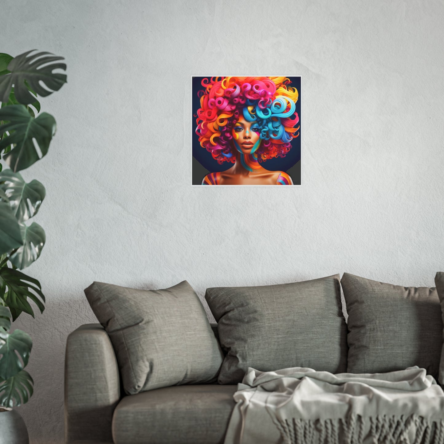 ThurmanatorX Art | Crown of Chromaflame | Aphrochrysalis | Satin Wall Art Print