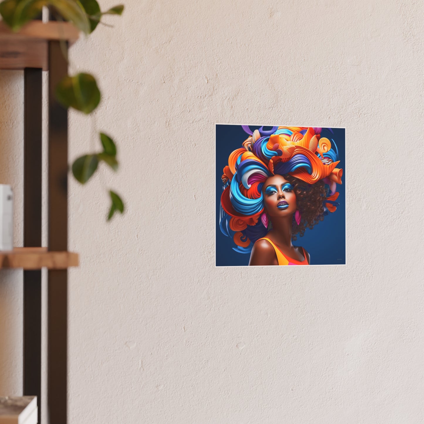 ThurmanatorX Art | Aura Bloom Manifest | Aphrochrysalis | Satin Wall Art Print