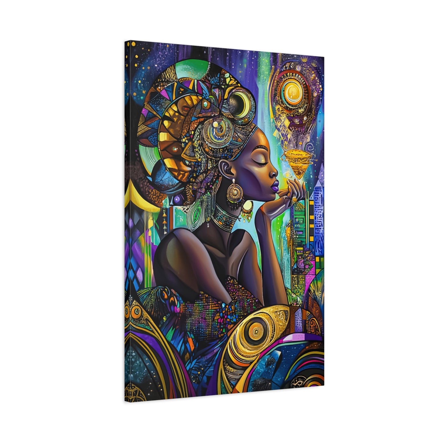 ThurmanatorX Art | The Prayer of Her Light | Aphrochrysalis | Matte Canvas, Stretched, 1.25"