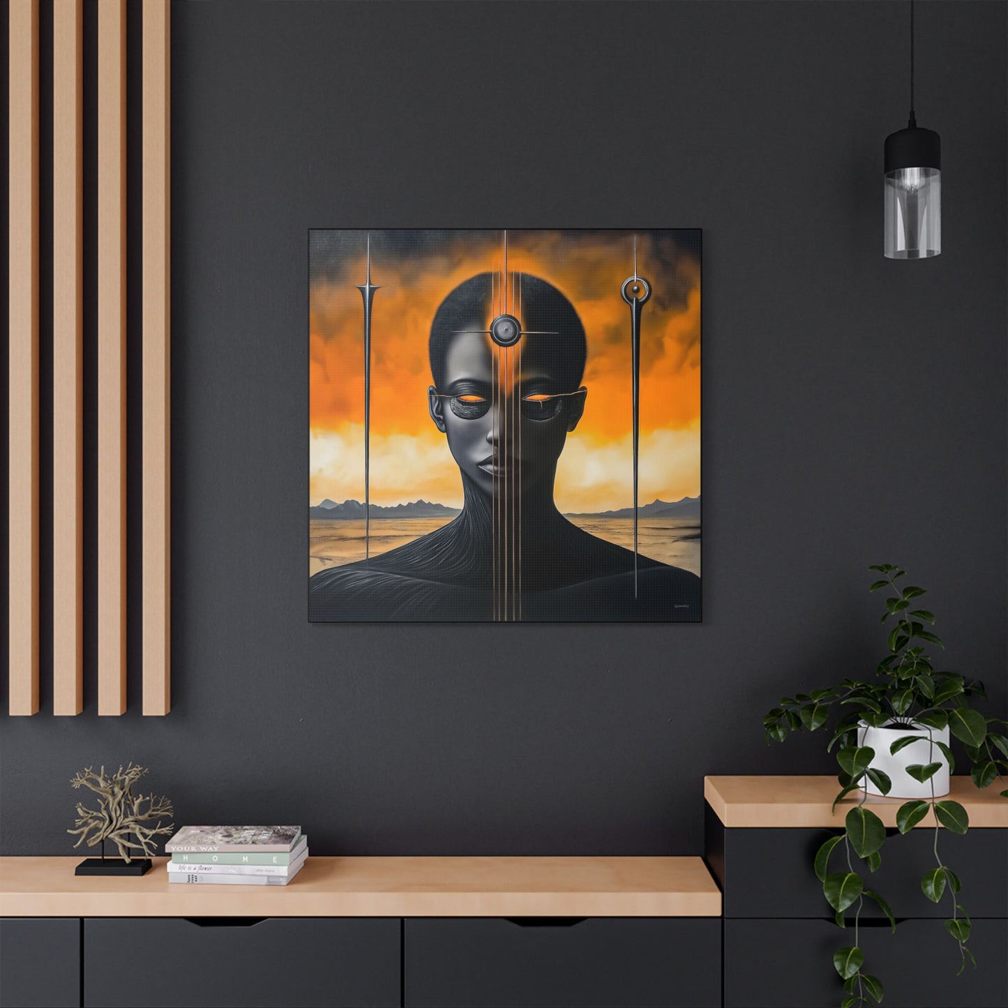 ThurmanatorX Art | Vanta Whisper | AphrodisiDark | Satin Canvas Art Print