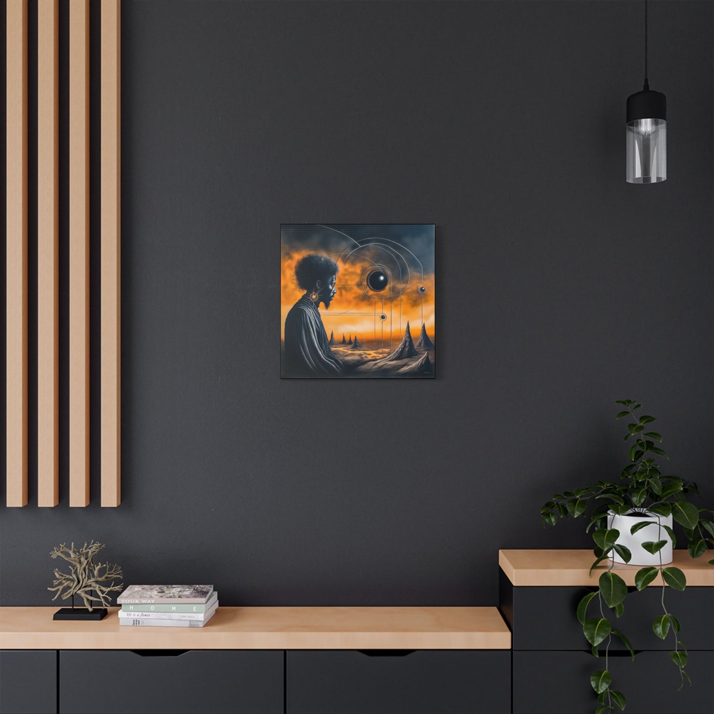 ThurmanatorX Art | Lumahex | AphrodisiDark | Satin Canvas Art Print