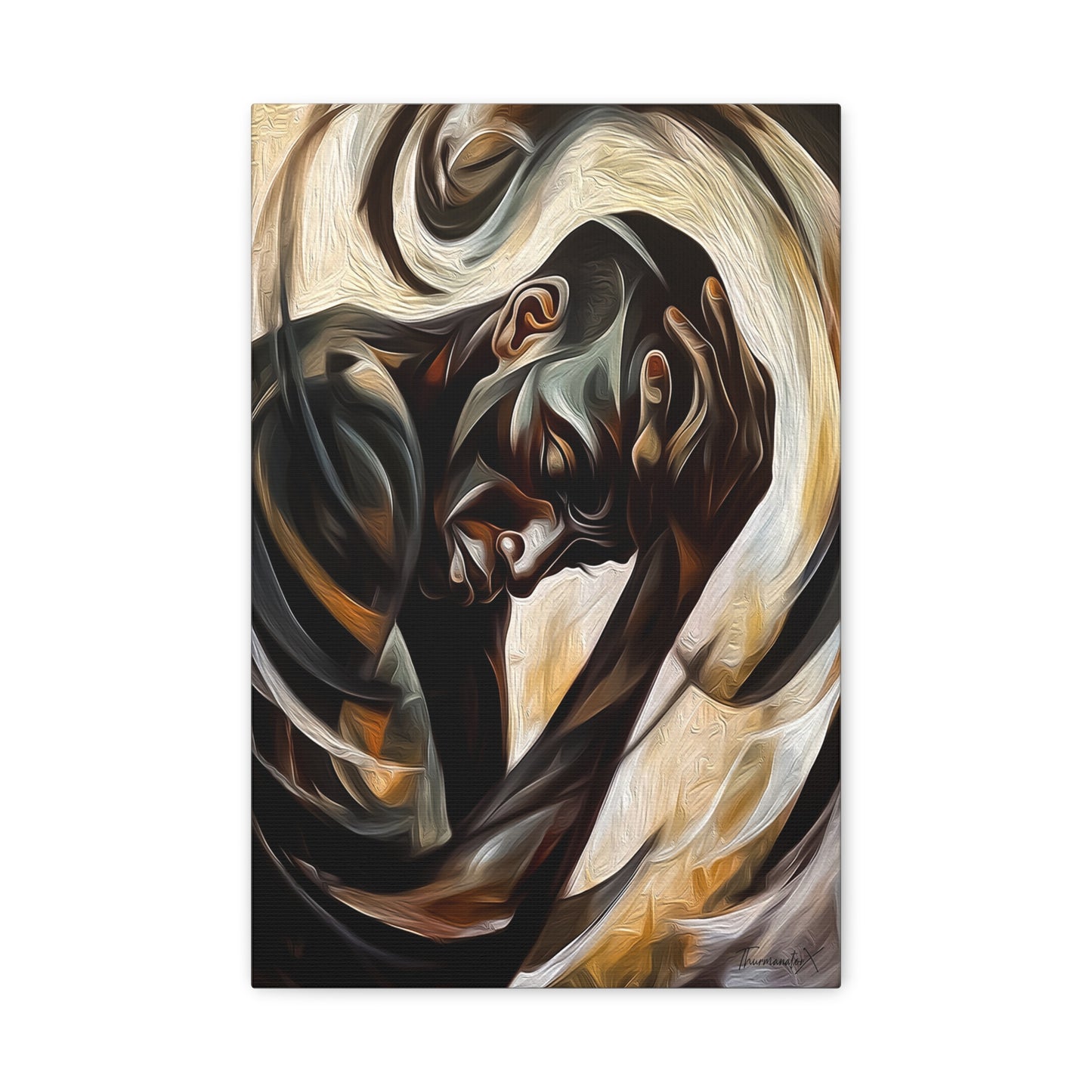ThurmanatorX Art | The Thinker's Thoughts | Aphrodisiart | Matte Canvas Print