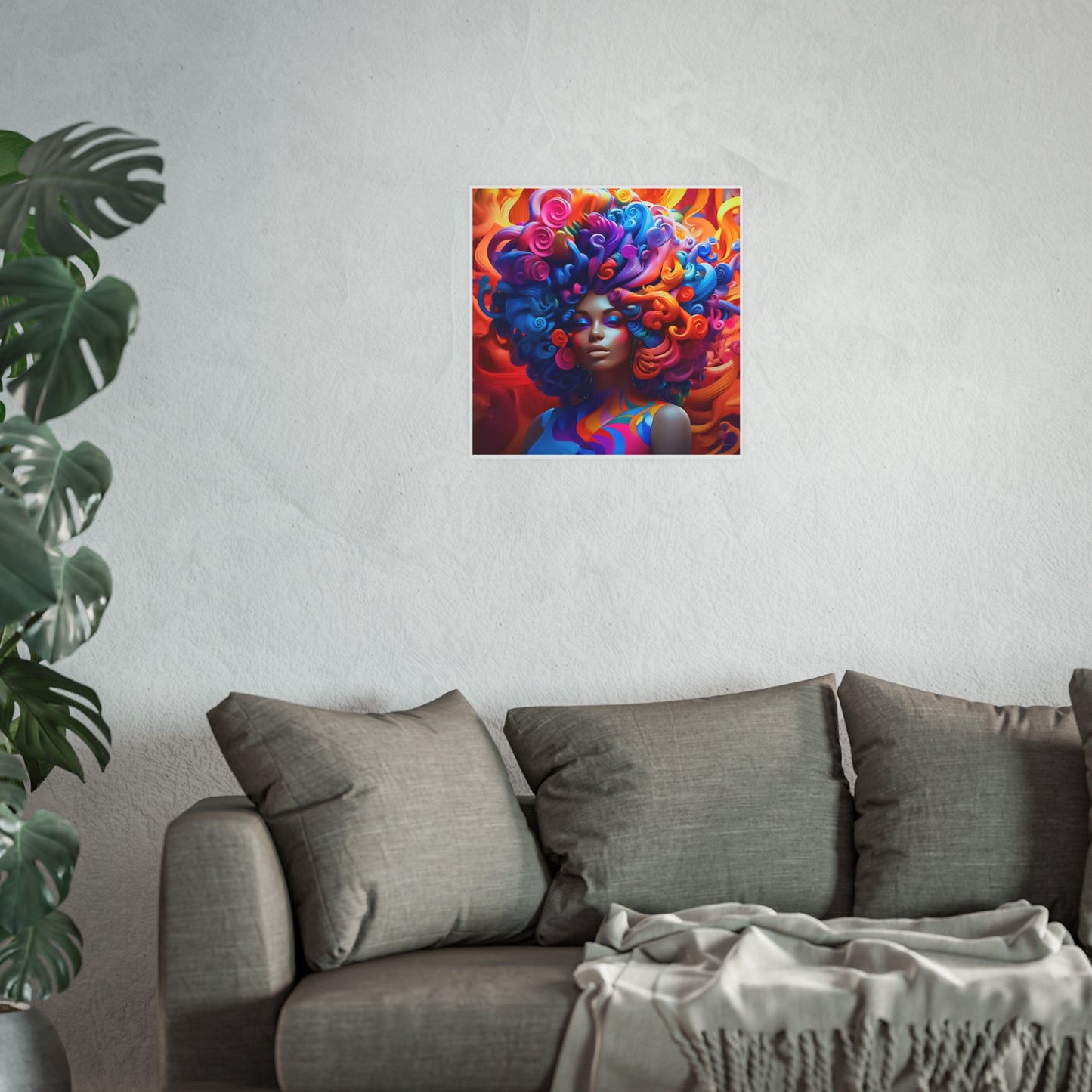 ThurmanatorX Art | Bloomtide Reign | Aphrochrysalis | Satin Wall Art Print