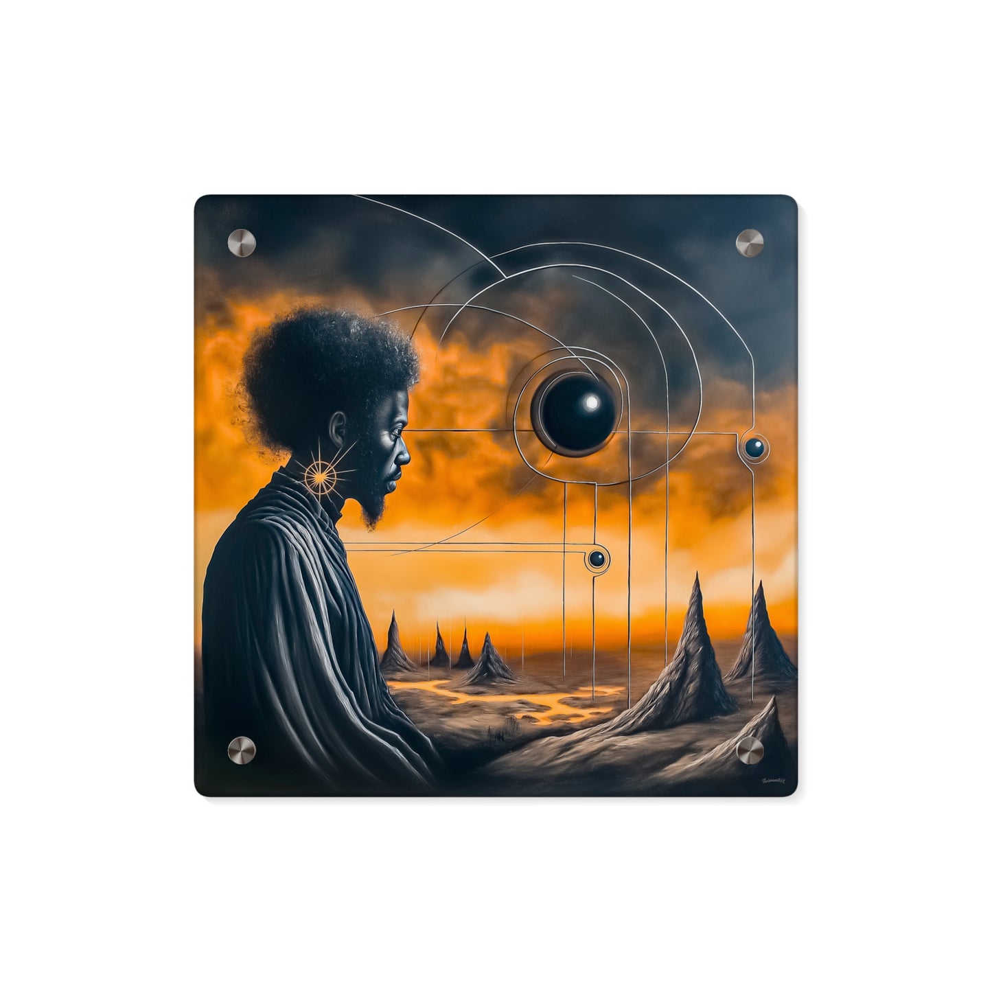 ThurmanatorX Art | Lumahex | AphrodisiDark | Acrylic Art Panel