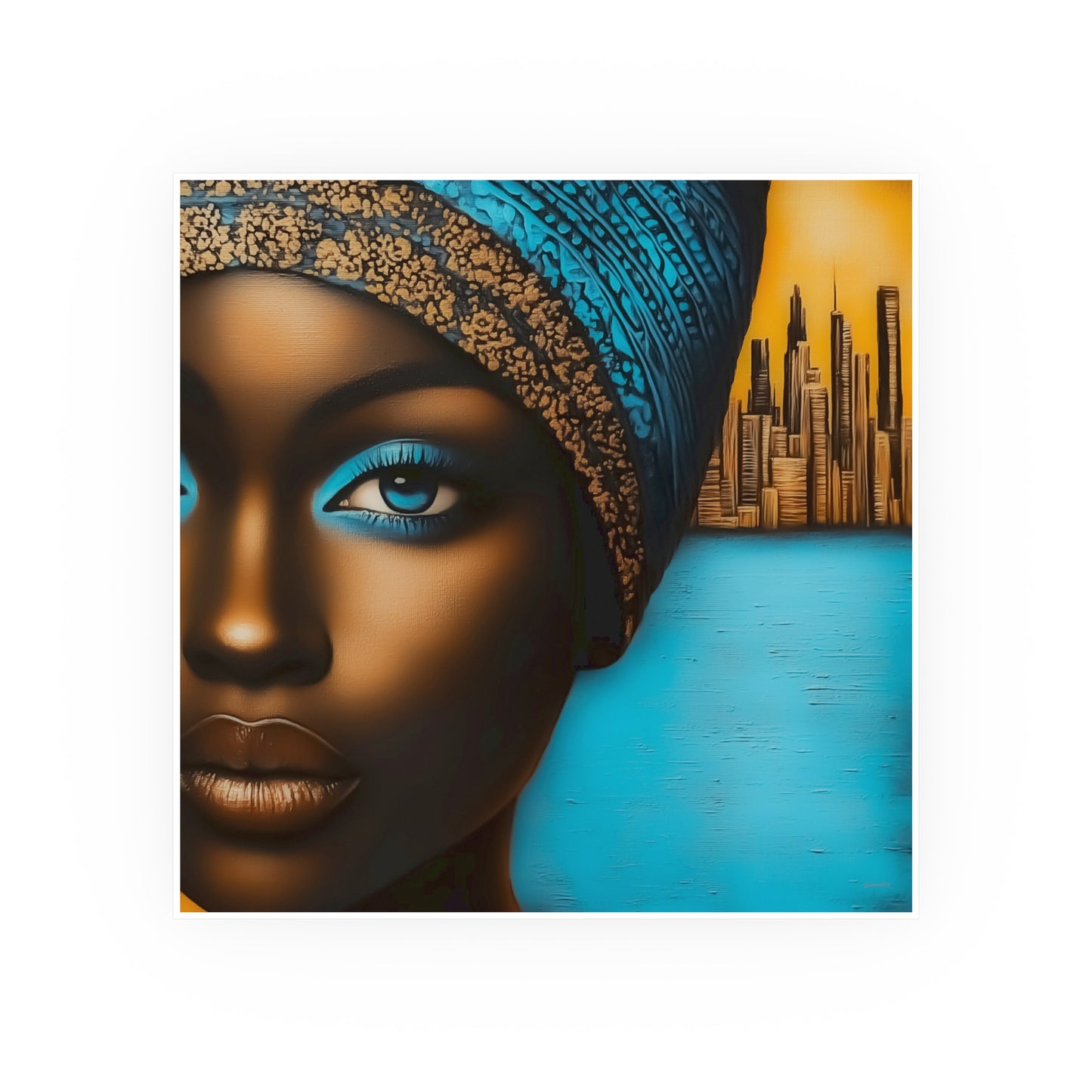 ThurmanatorX Art | Skywatcher Amara | Aphrochrysalis | Satin Wall Art Print